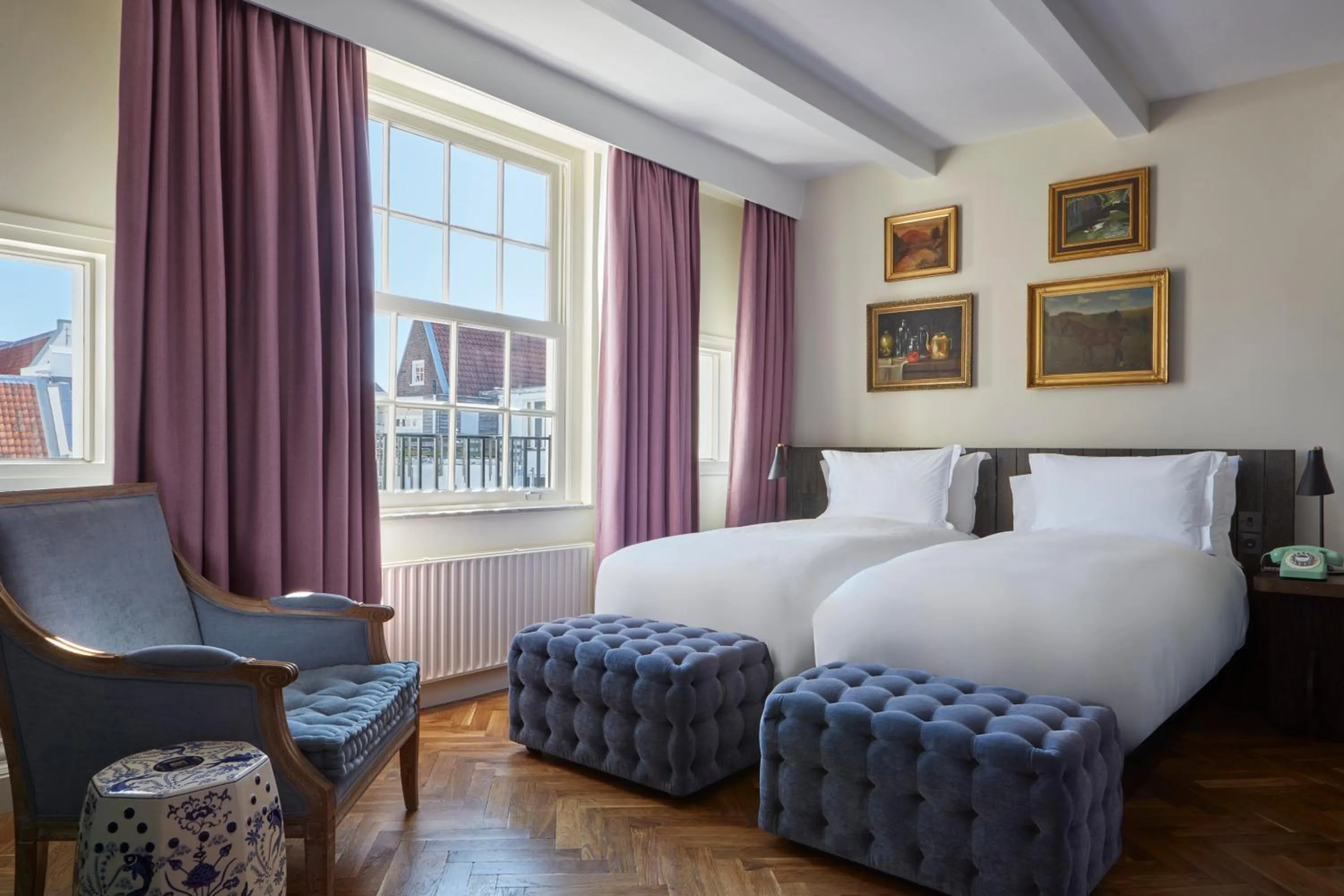 Classic Twin Room in Pulitzer Amsterdam