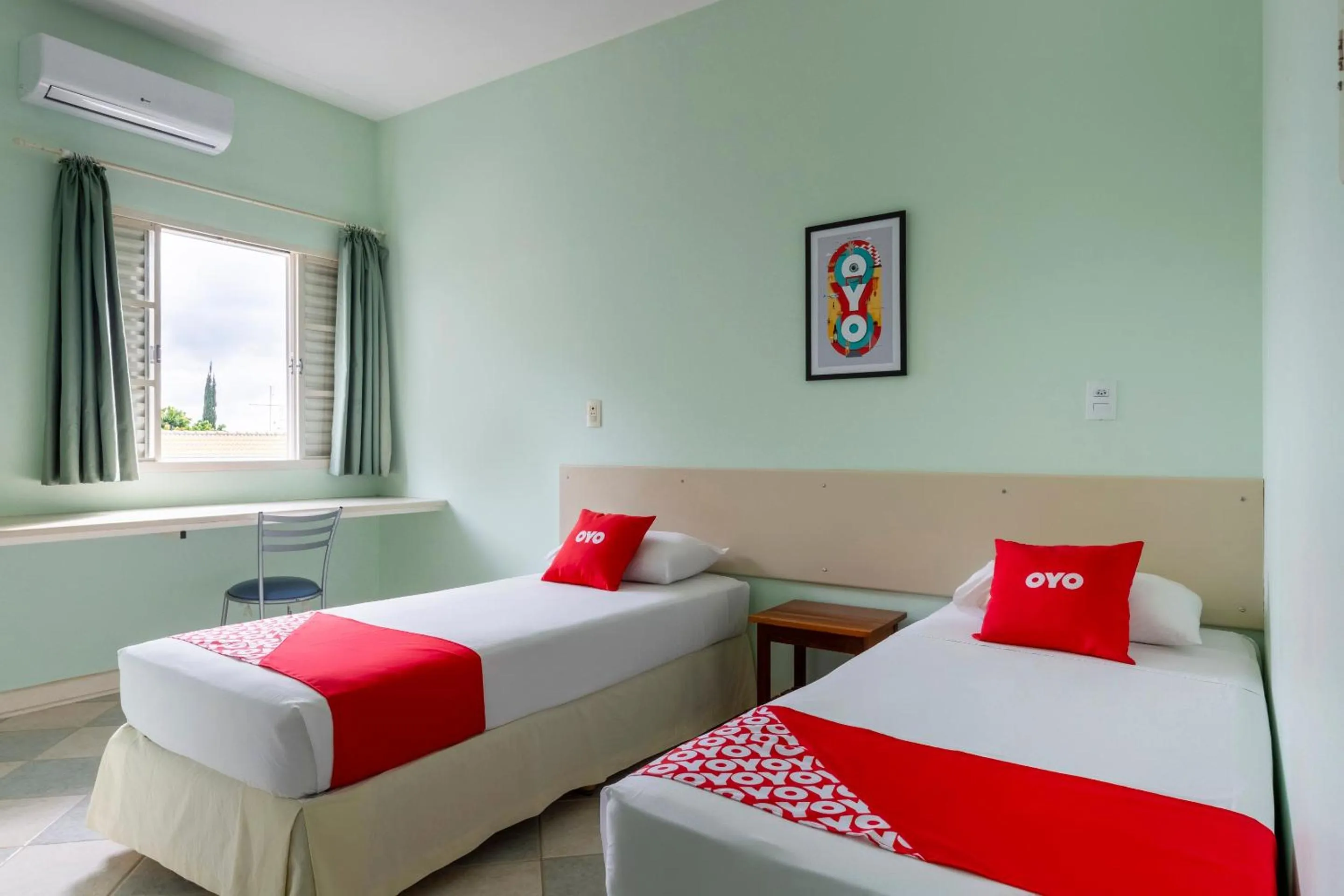 Twin Room in OYO Hotel Cosmópolis, Sao Paulo