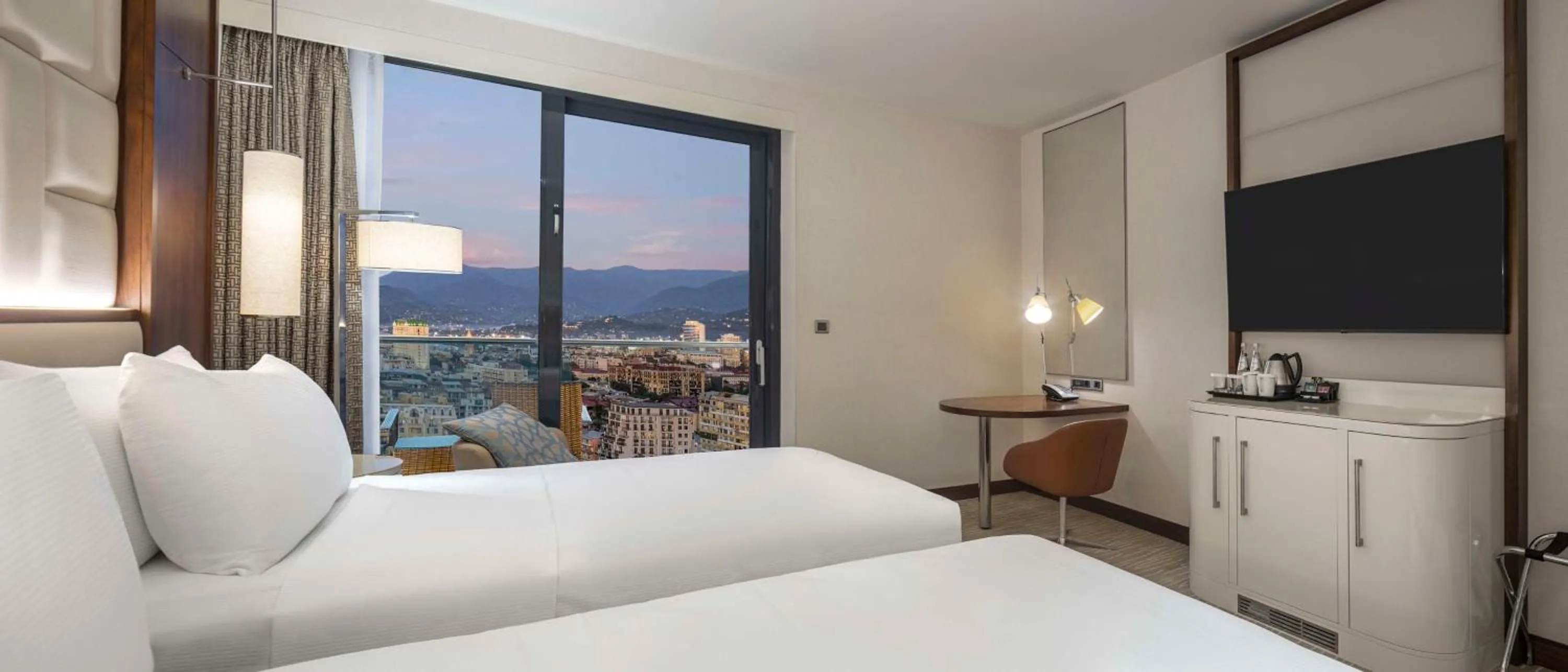 Twin Guest Room with Balcony in Hilton Batumi