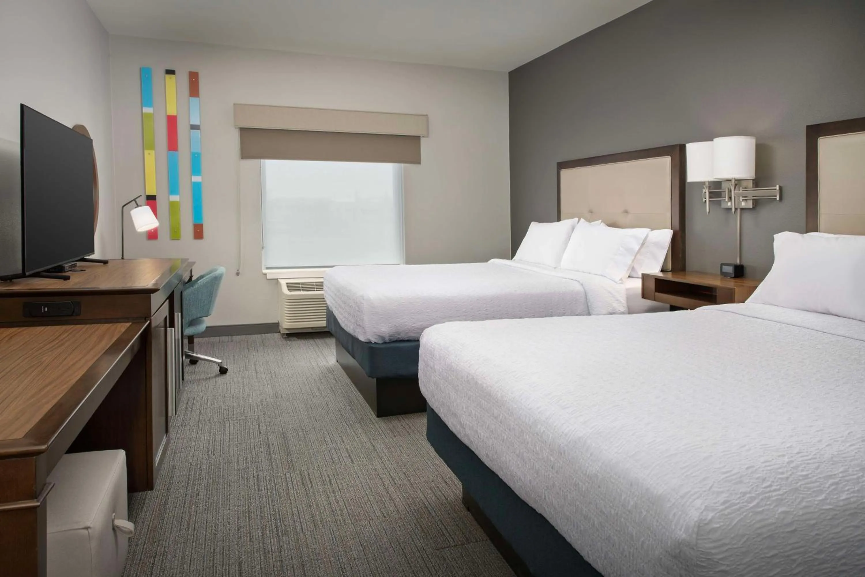 Room with Two Queen Beds - Non-Smoking in Hampton Inn & Suites Portland/Hillsboro-Evergreen Park