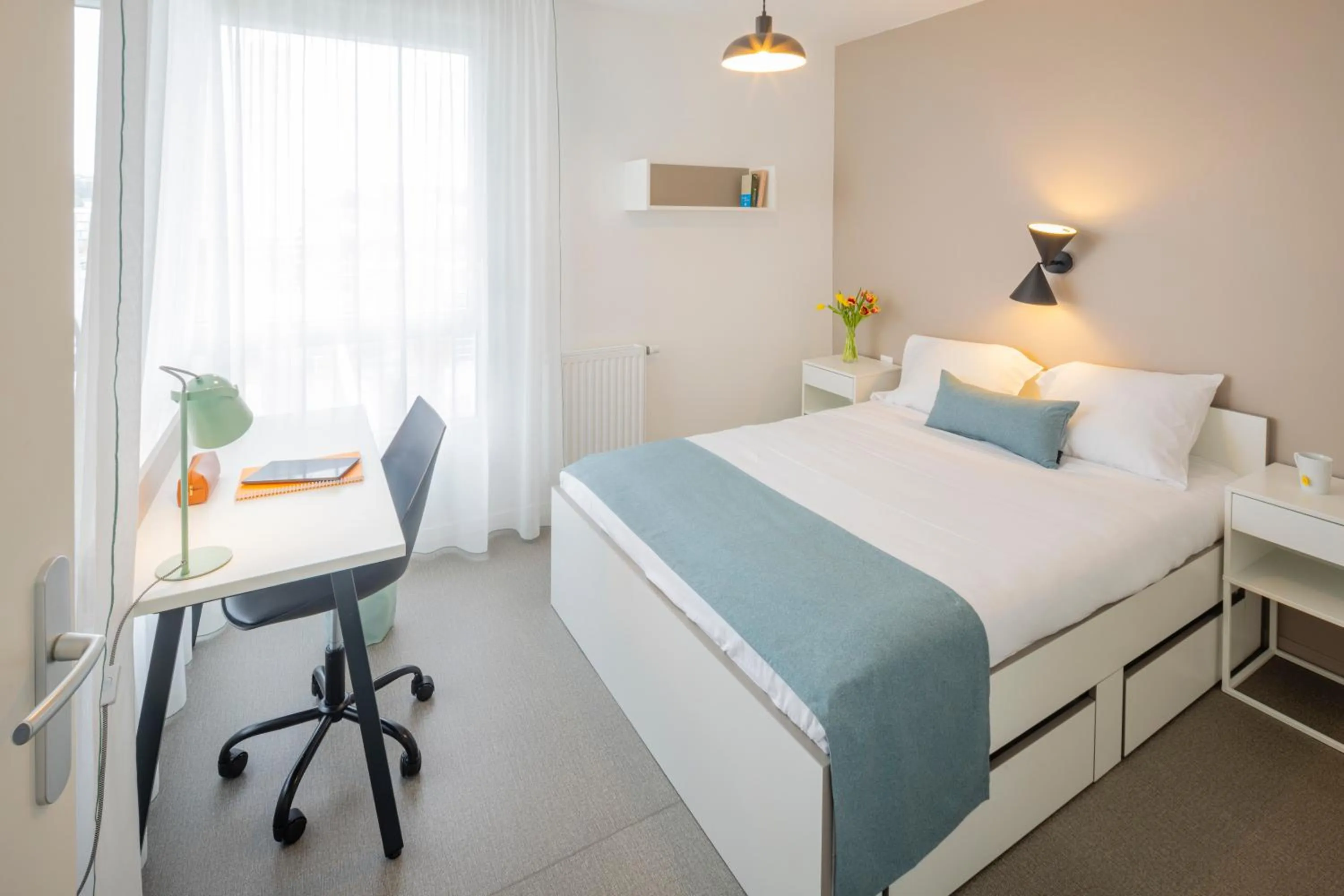 Apartment (Two Double Beds and One Sofa Bed) in All Suites Appart Hôtel - Le Havre Centre - Les docks