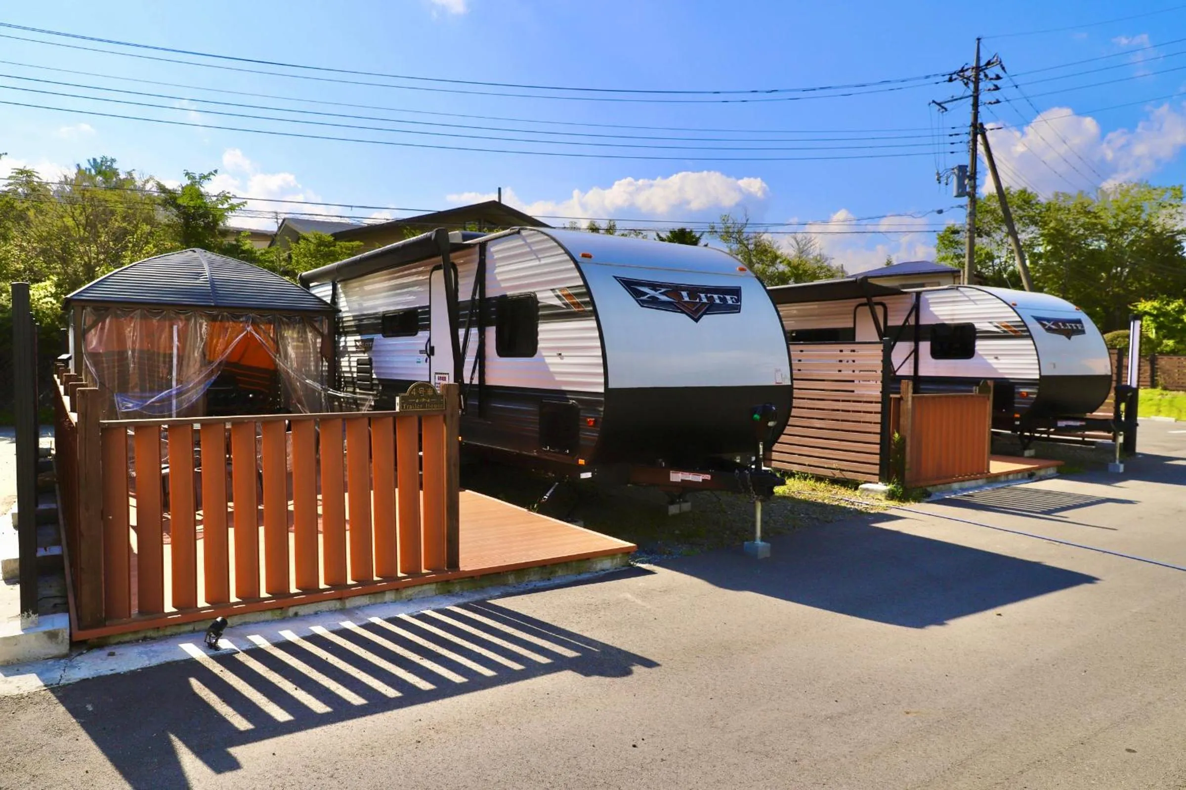 Mobile Home in Gramercy Village 山中湖 Glamping &Sauna