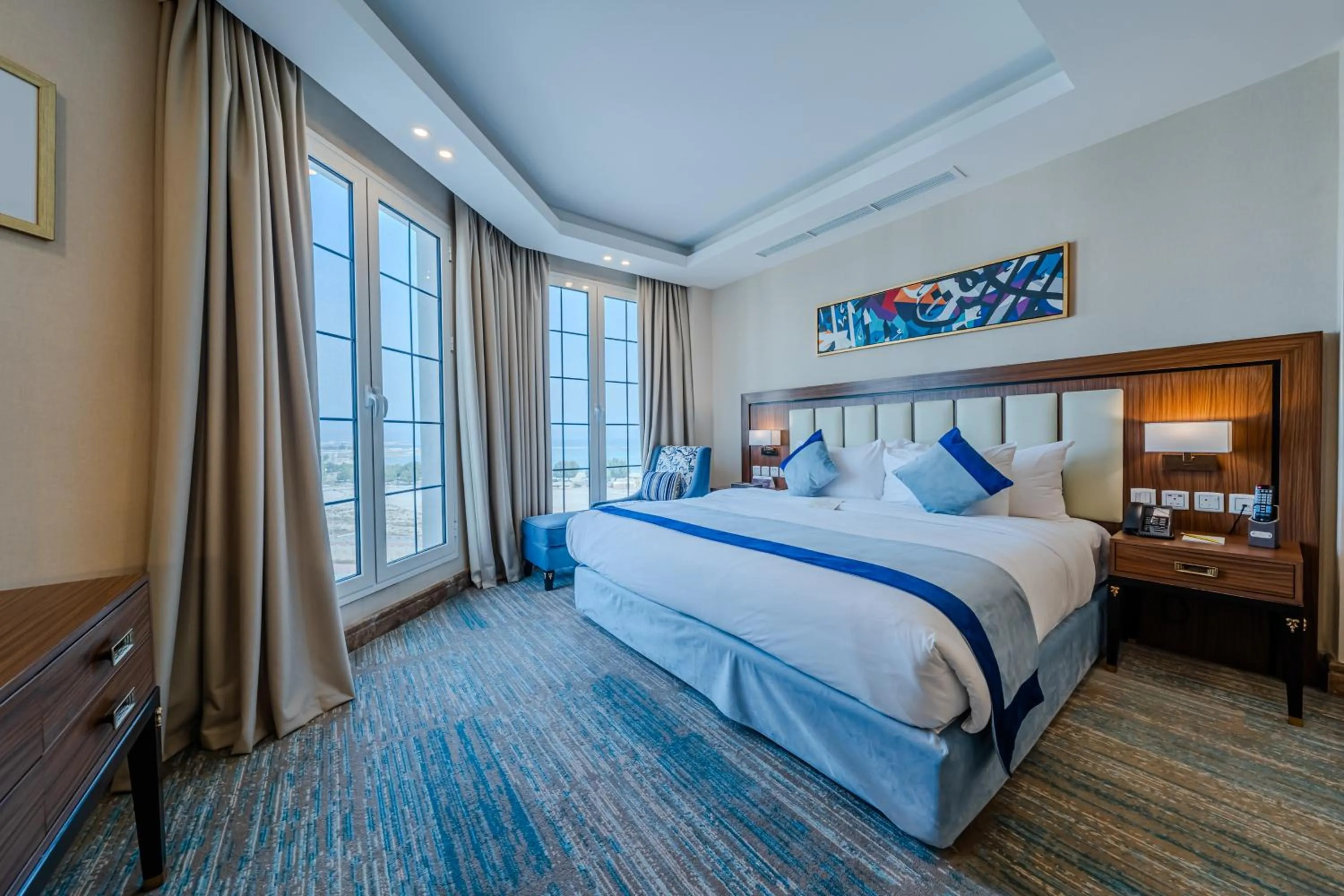 Deluxe Double Room with Sea View in Braira Al Jubail