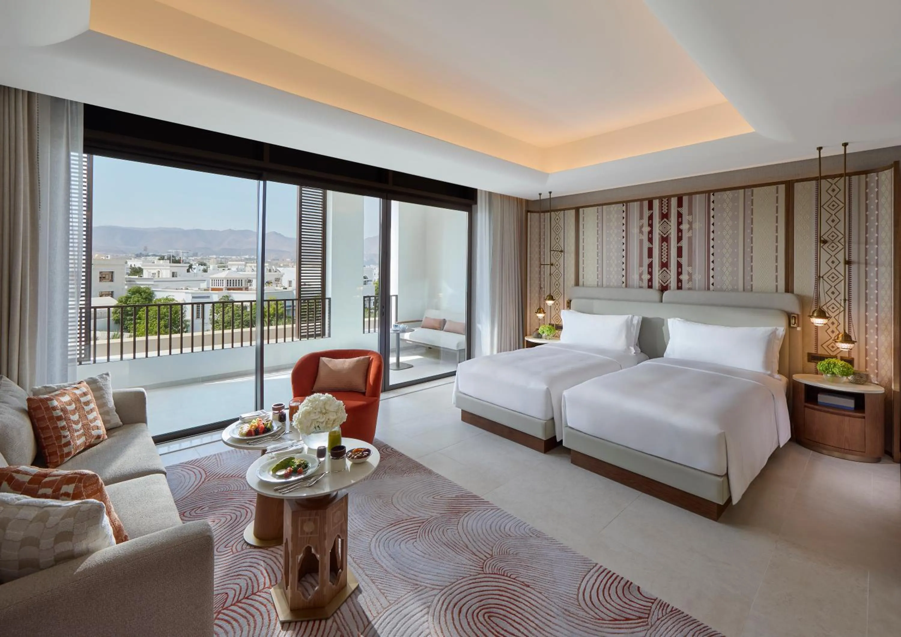 Deluxe Mountain View Twin Room  in Mandarin Oriental, Muscat
