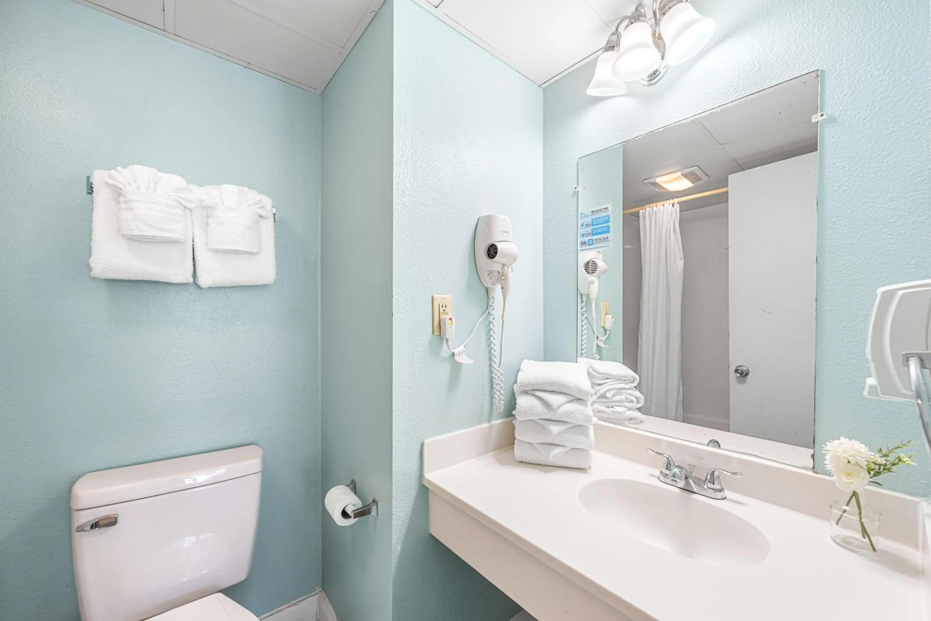 Double Room with Two Double Beds and Hotel View - single occupancy in Boardwalk Beach Hotel