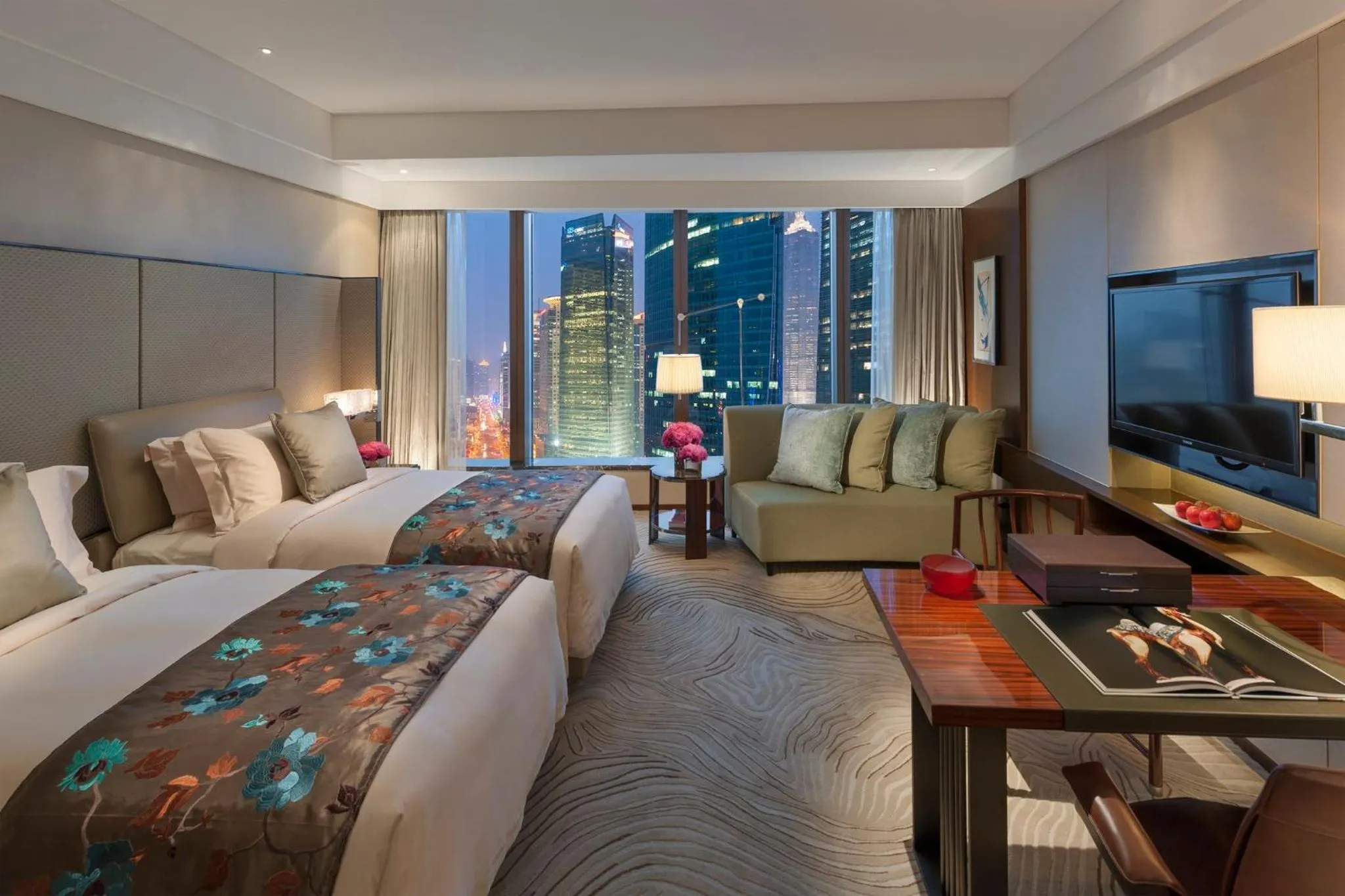 Deluxe Room Twin  in Mandarin Oriental Pudong, Shanghai