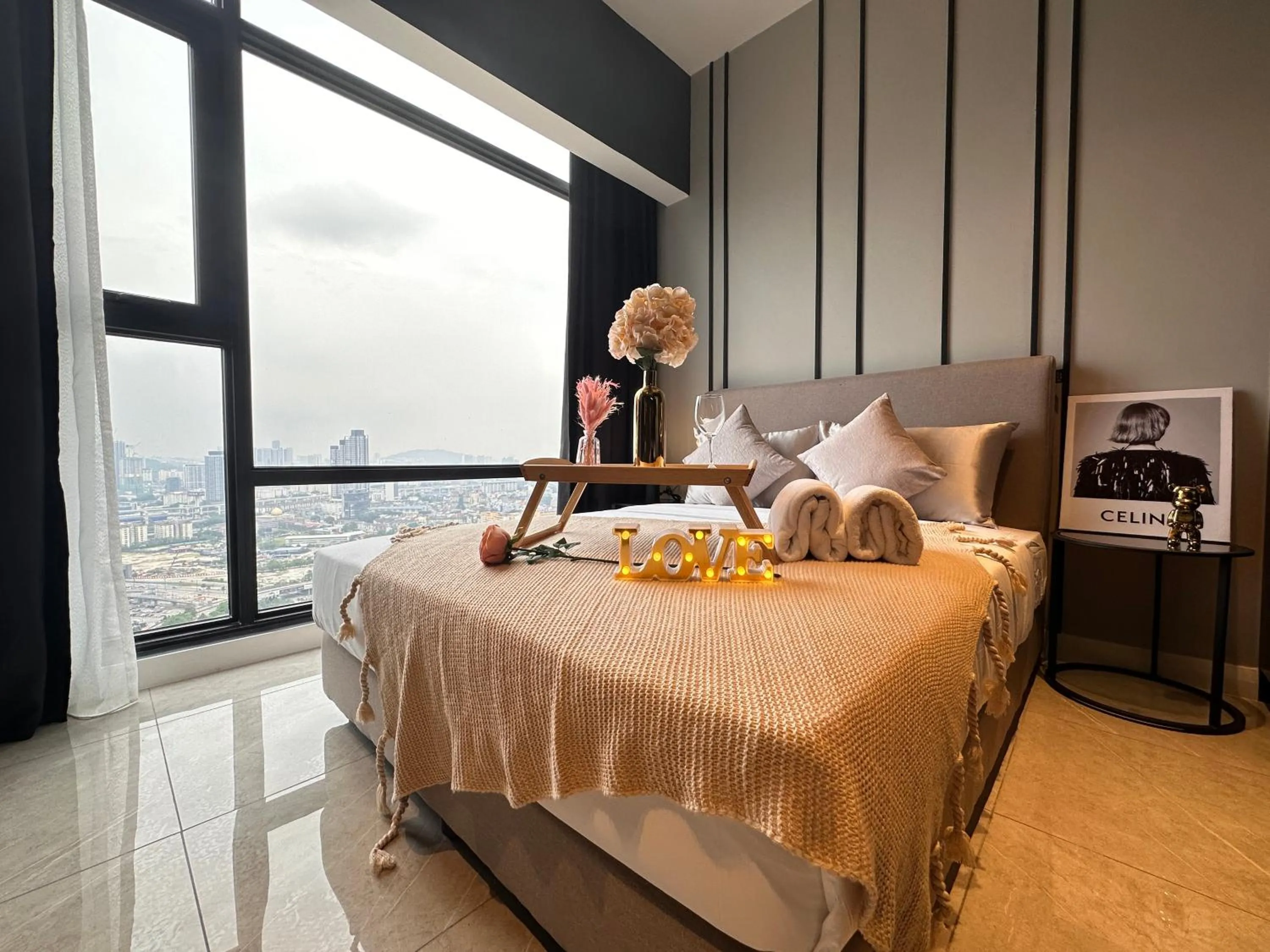 One-Bedroom Apartment in Axon Residence Bukit Bintang by Luna