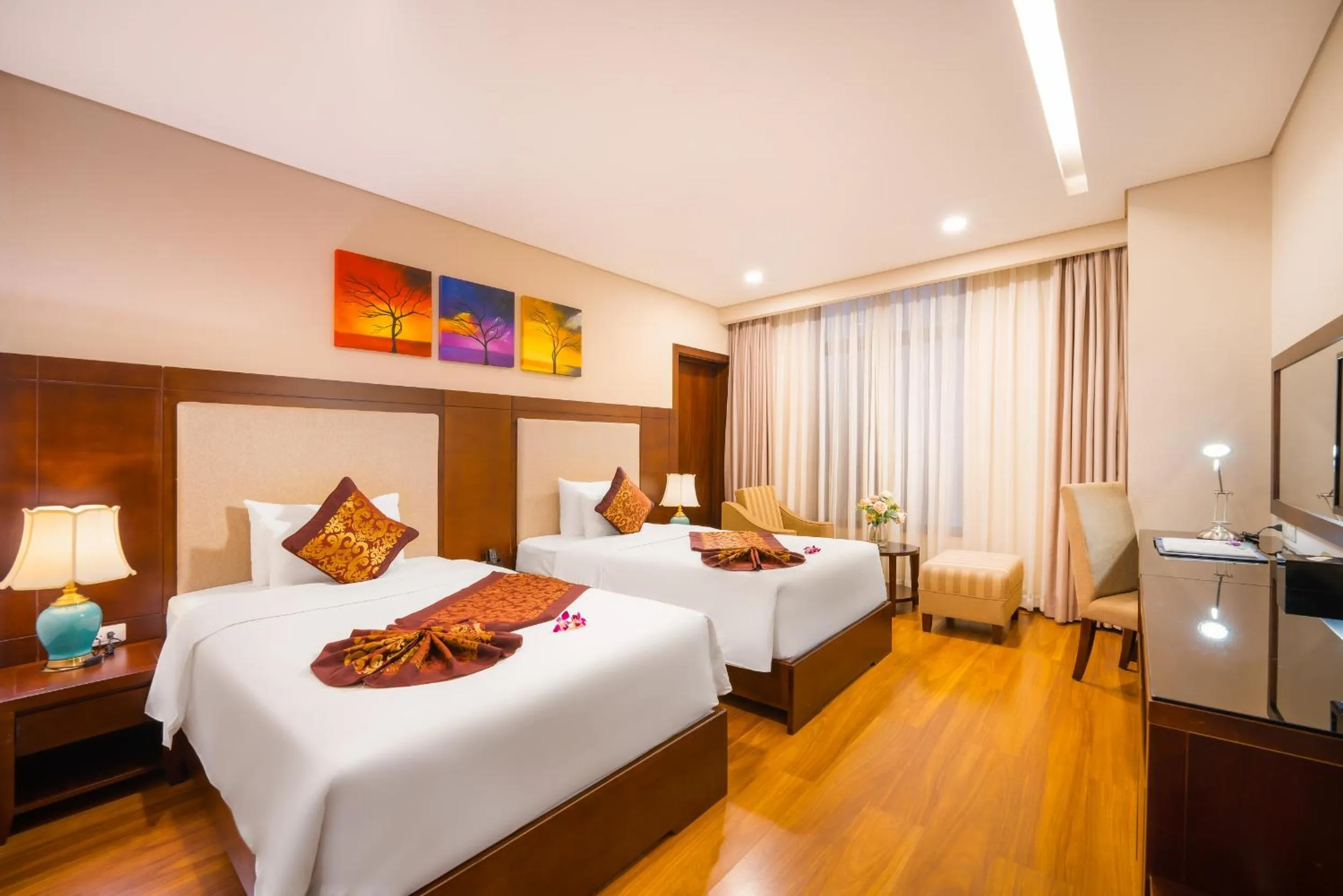 Superior Twin Room in Minh Toan Galaxy Hotel
