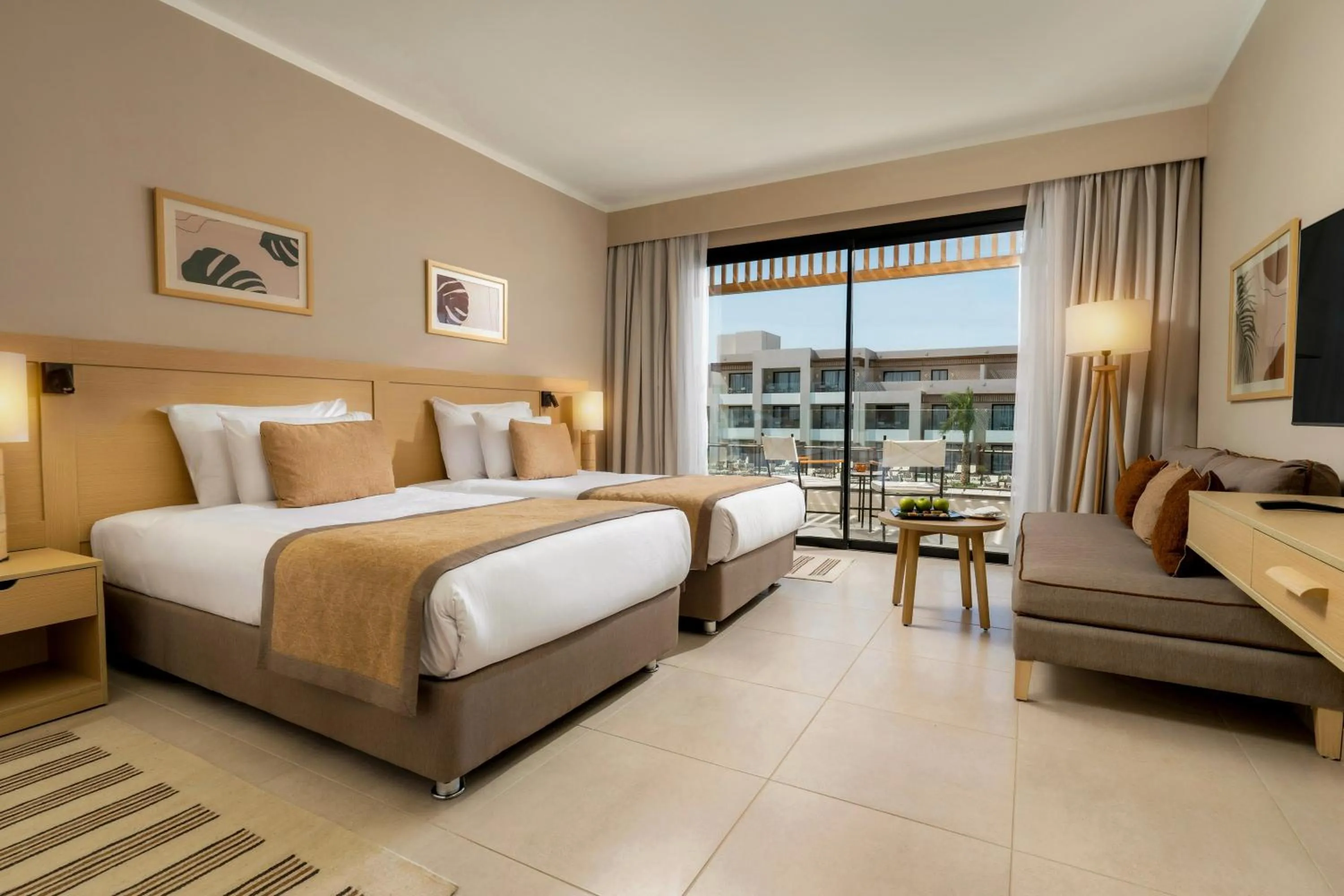 Superior Queen or Twin Beds with Sea Side View in JAZ Elite Amara