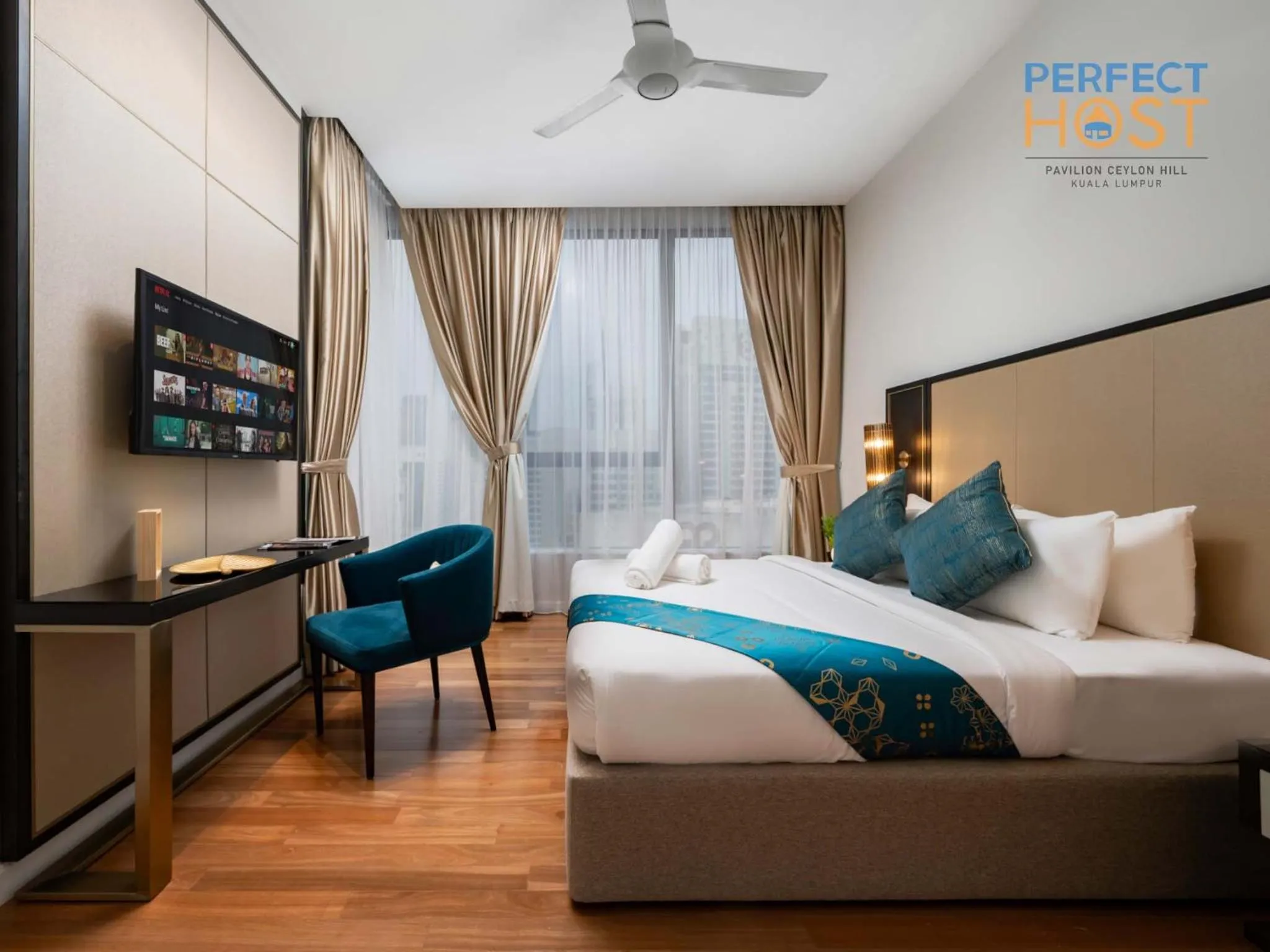 2 Bedroom Executive Suite in Pavilion Ceylon Hill Suites, Bukit Bintang by Perfect Host