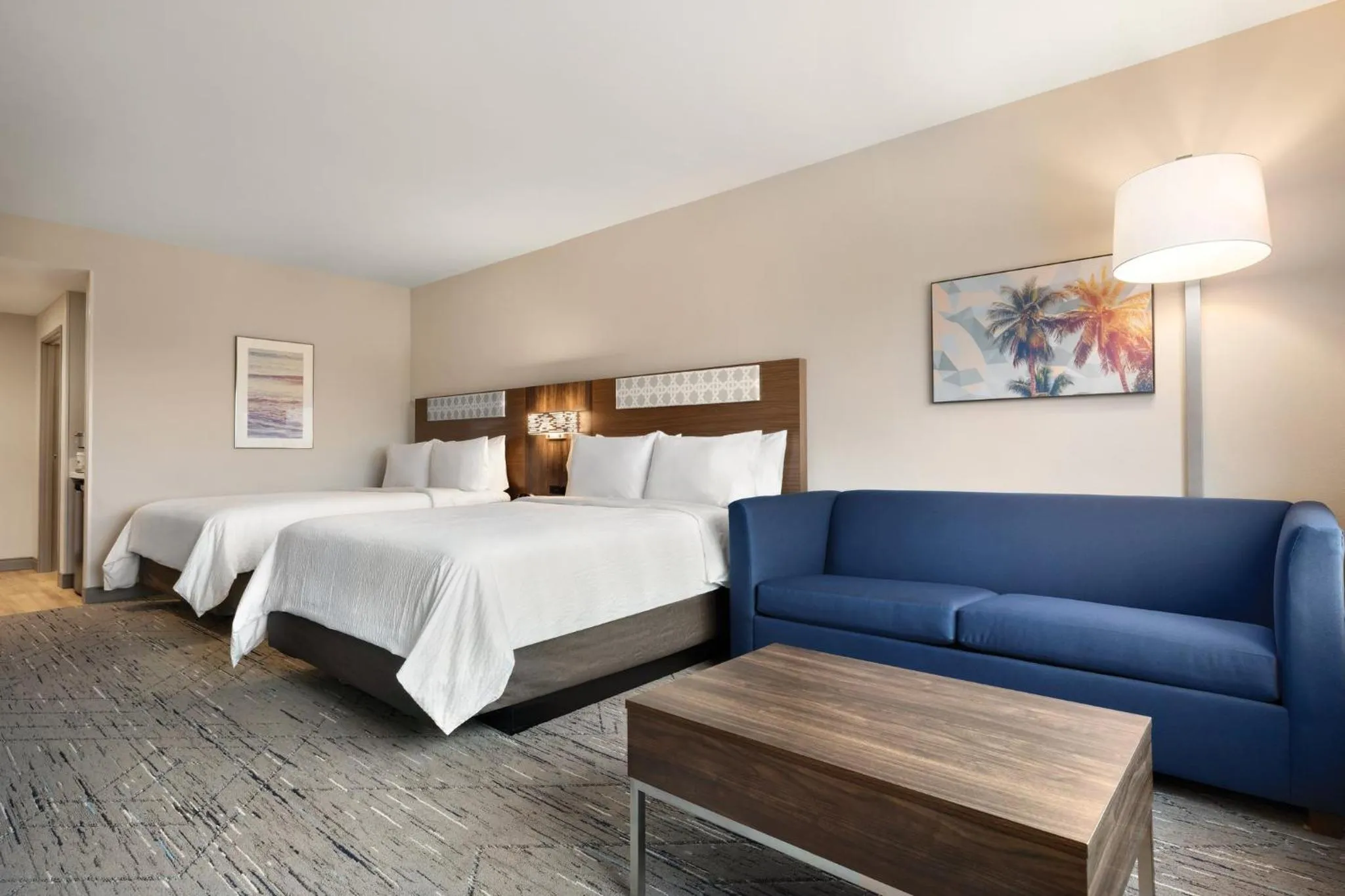 Queen Suite with Two Queen Beds and Sofa Bed in Holiday Inn Express Cape Canaveral by IHG