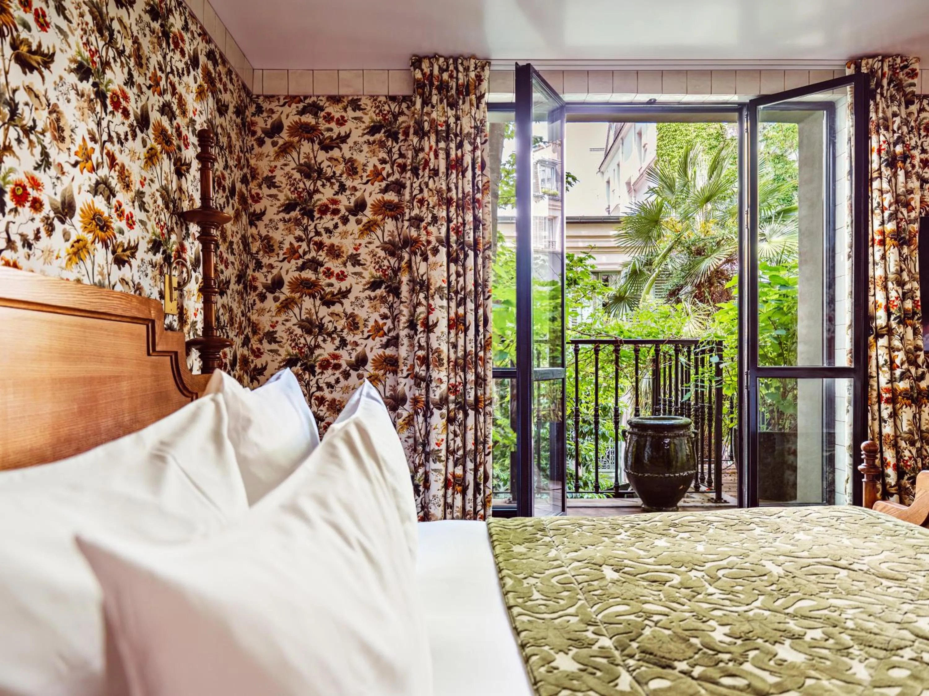 Terrasse in Hôtel Eldorado Paris