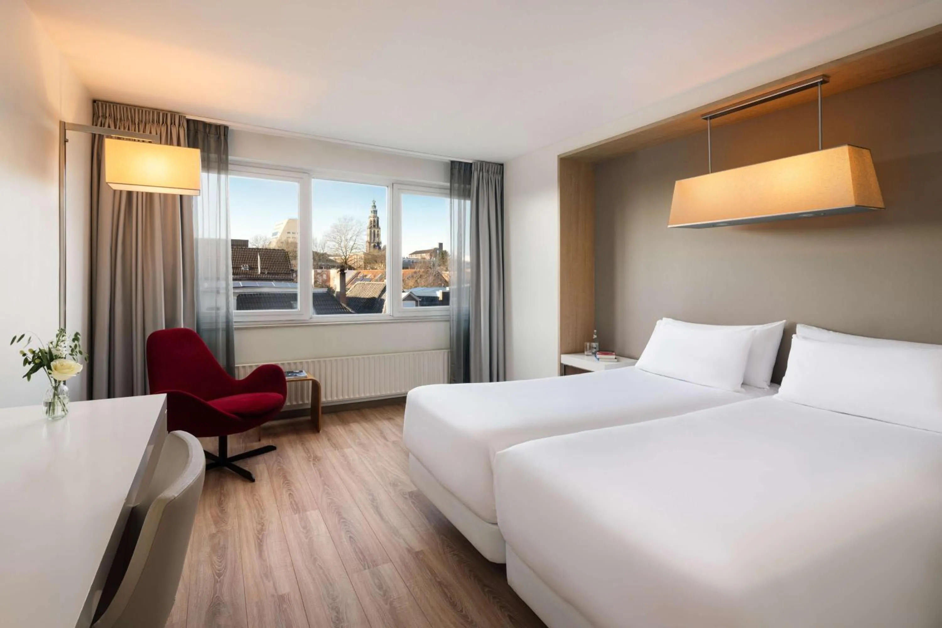 Standard Double or Twin Room with View in NH Groningen Hotel
