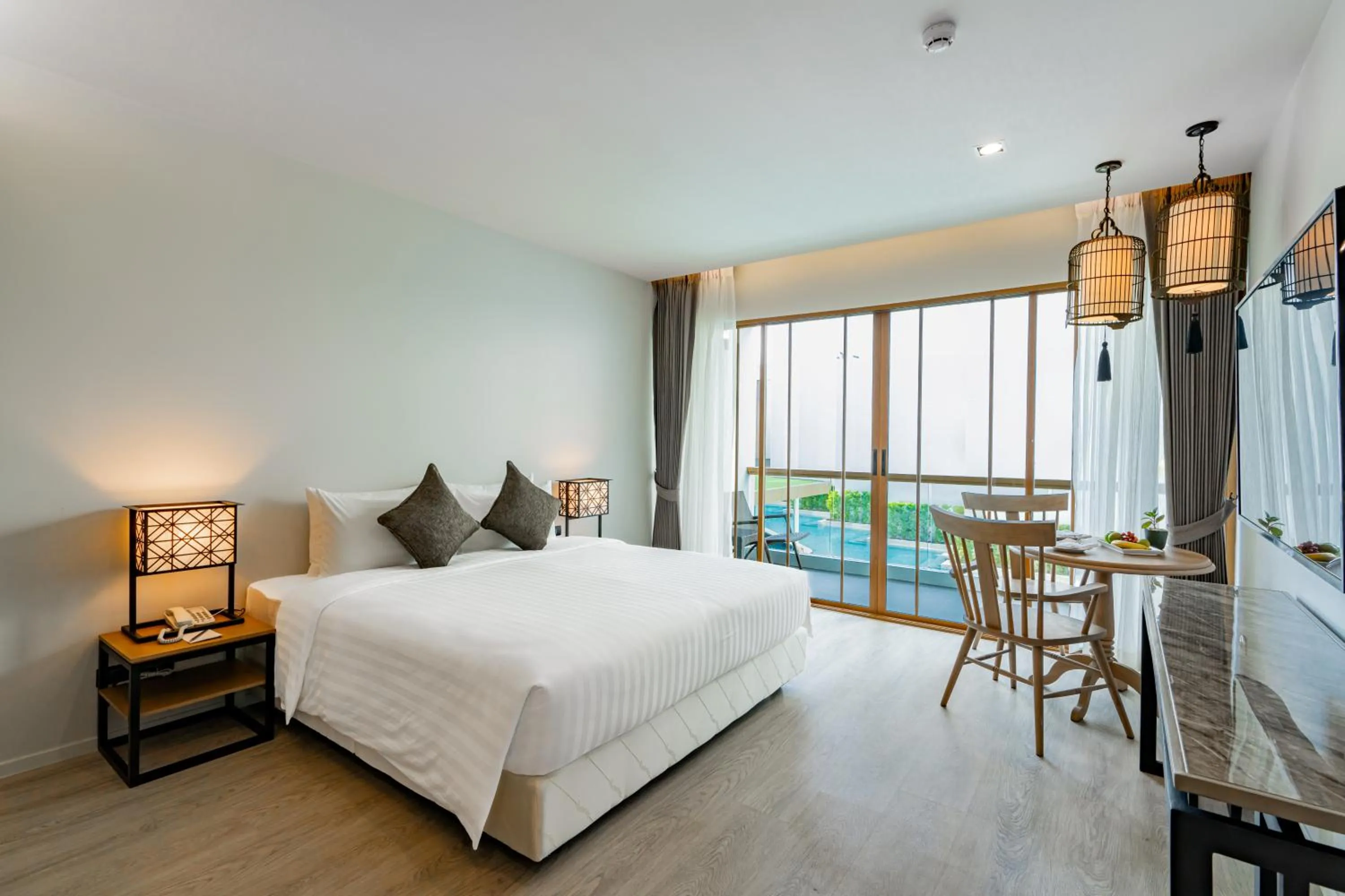 Deluxe Double Room with Pool View in Bella Nara Phuket Naiyang Beach