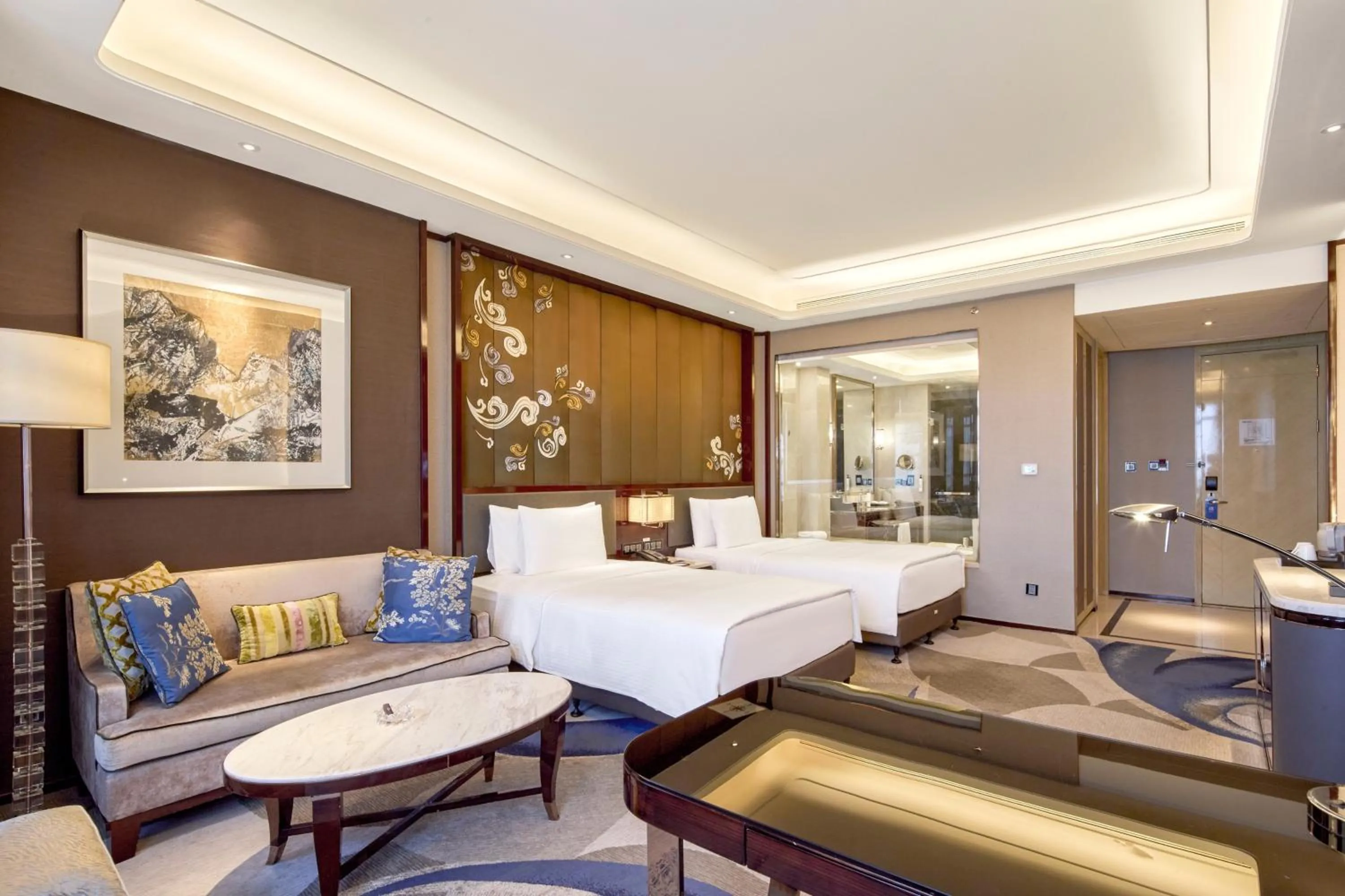 Superior Twin Room in Wanda Realm Yinchuan
