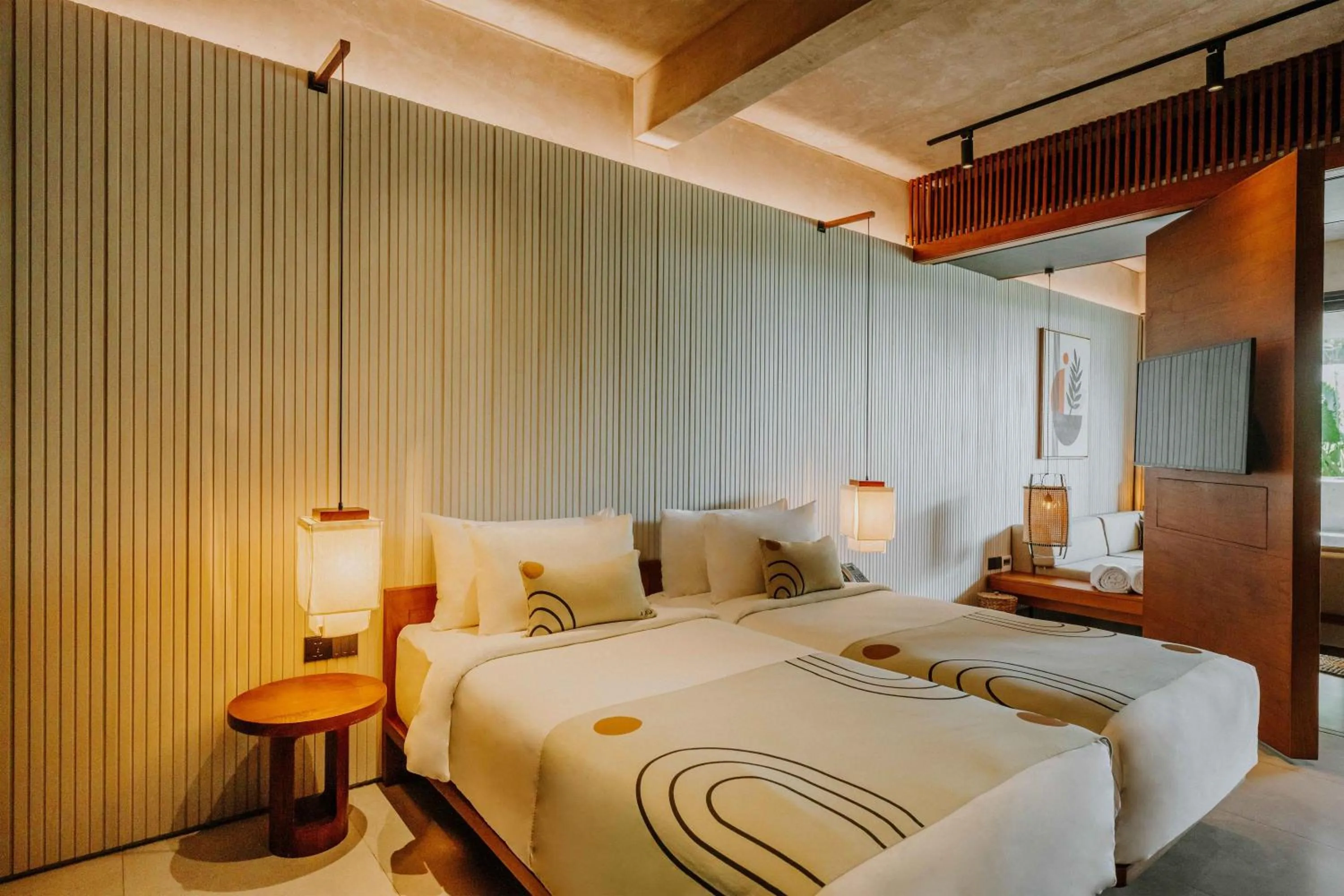 Premier Pool Suite Plus Twin in The Komu Canggu Bali