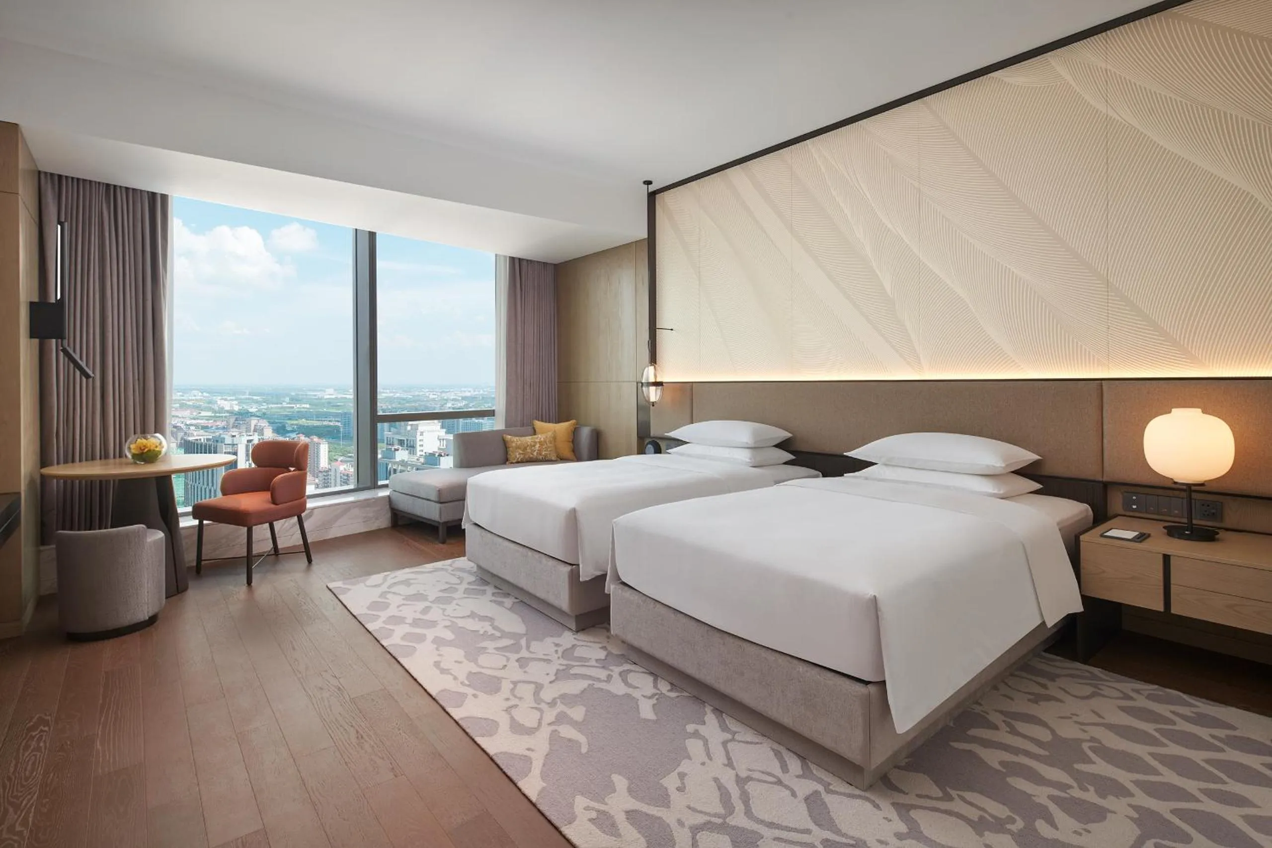 Deluxe Twin Room with Lake View in Hyatt Regency Changshu Kuncheng Lake