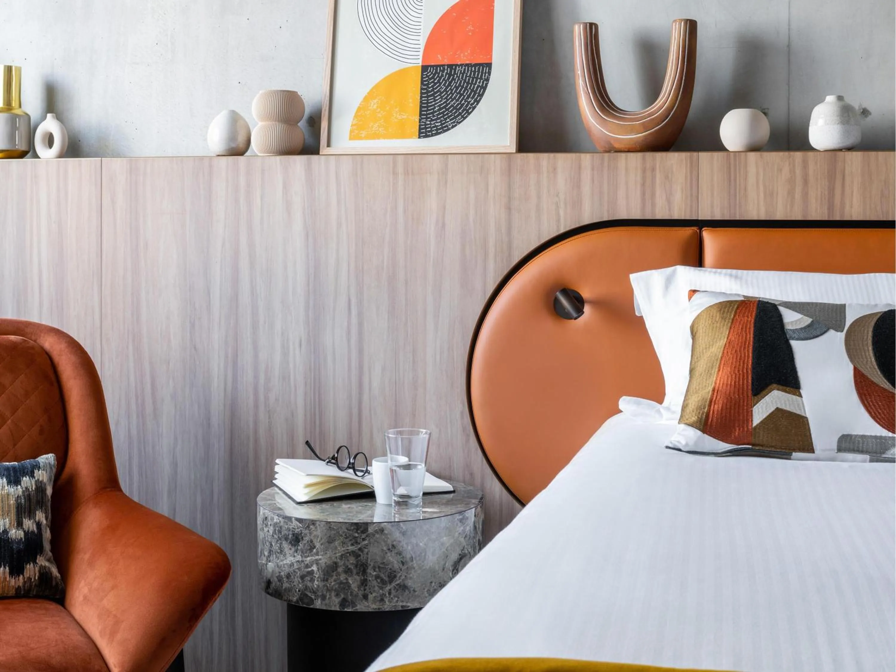 Connecting Family King Room with Sofa Bed and Two Single Beds in Pullman Lyon