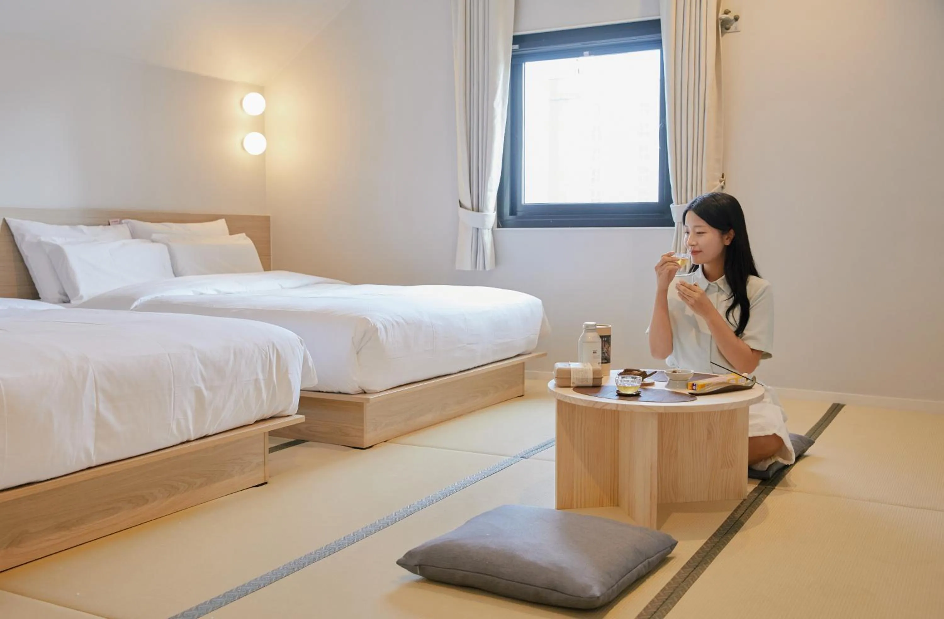 Deluxe Twin Room in Cheonan Aank Hotel Seongjeong
