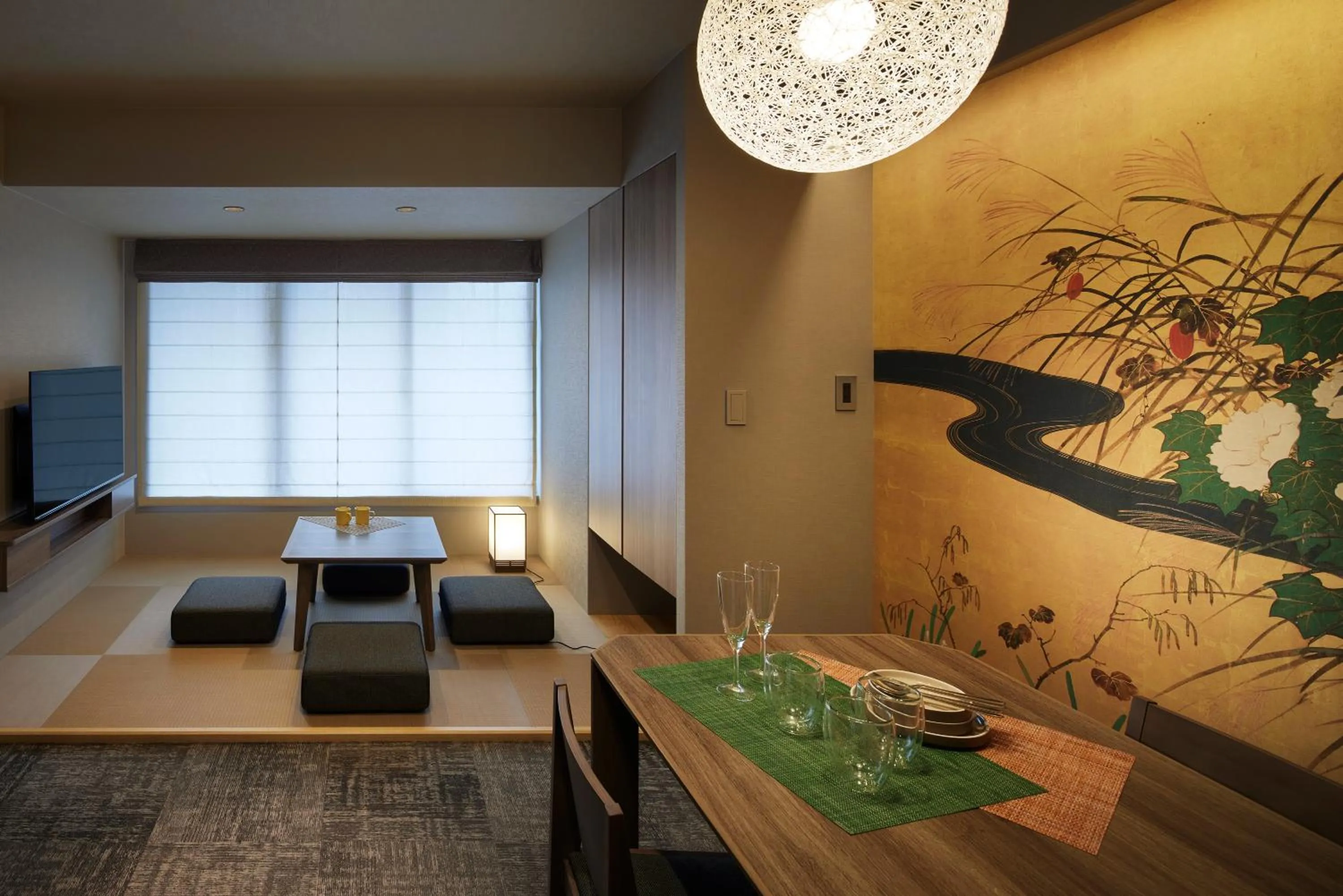 Superior Suite 1 bedroom with 4beds (with Tatami Room) in Minn Gion Sanjo