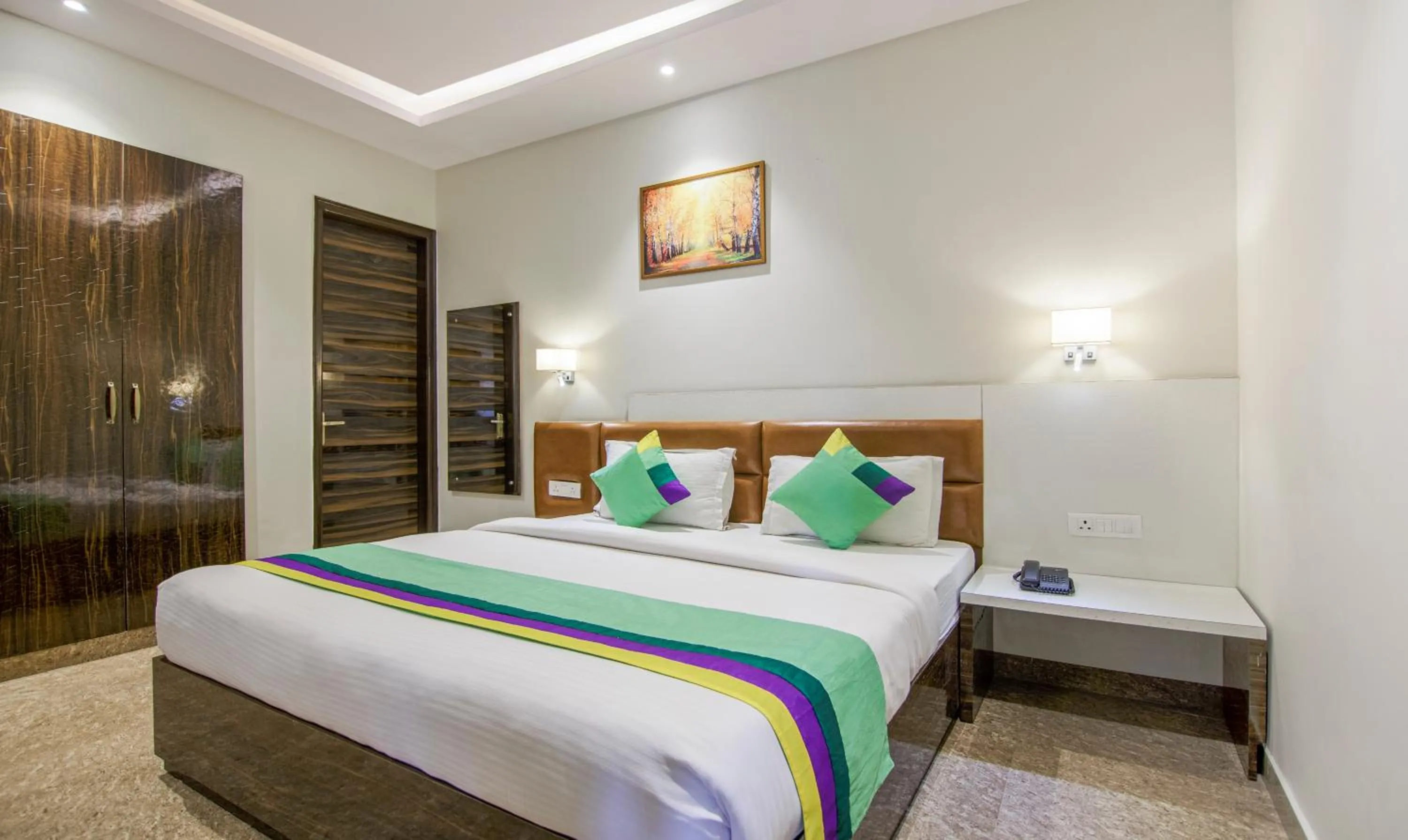 Superior Double Room - single occupancy in Treebo Swastika Premium