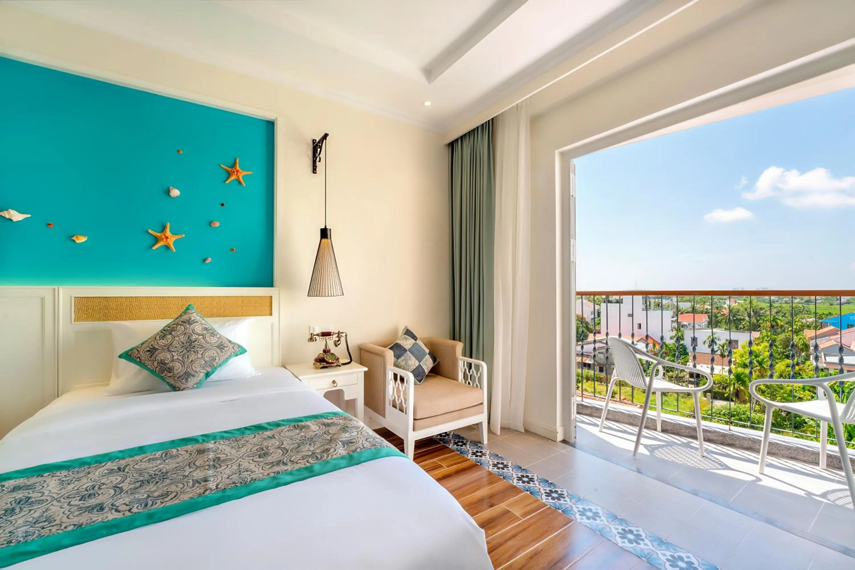 Deluxe Room with Pool/Village view and Balcony in Amina Lantana Hoi An Hotel & Spa