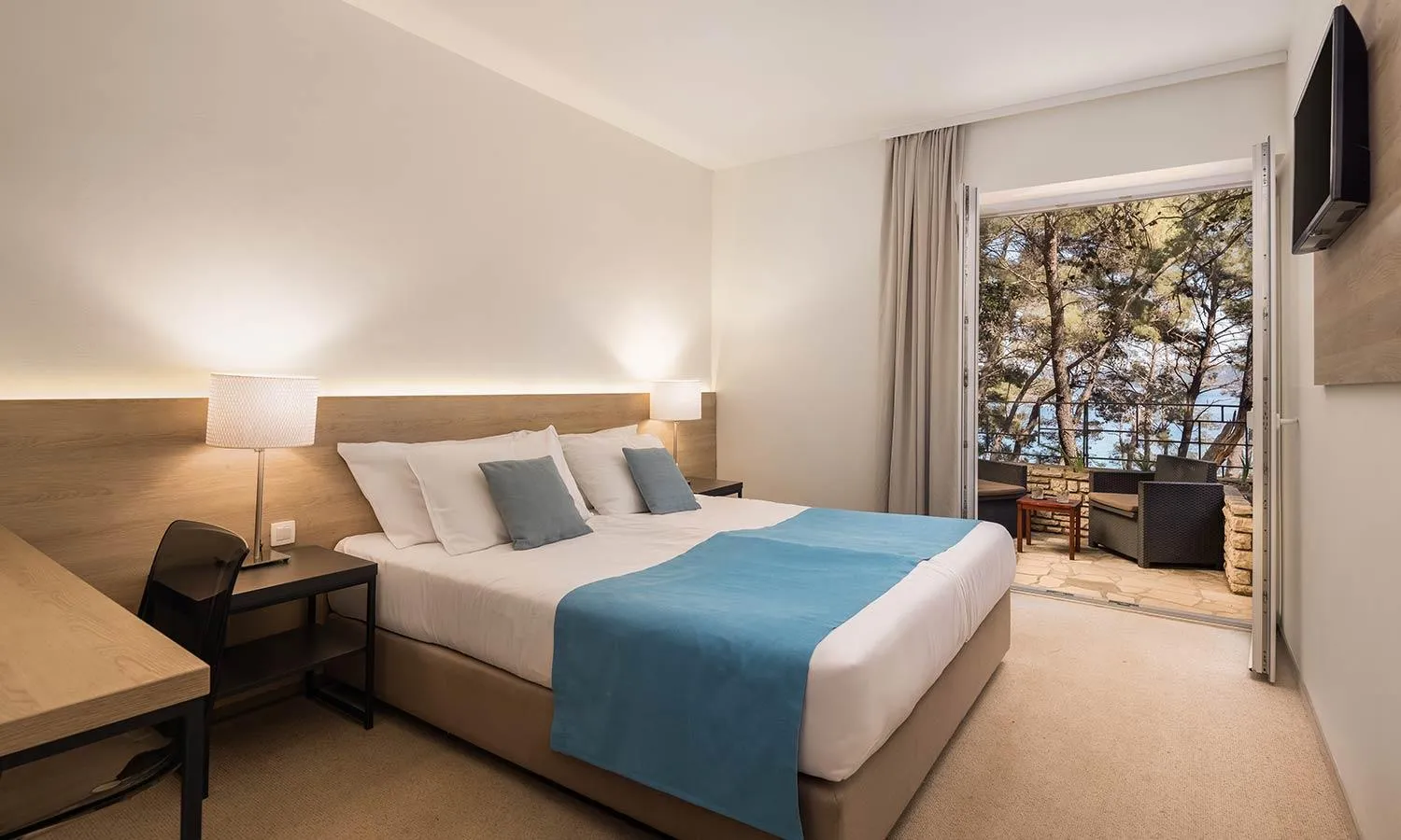 Superior Double Room with Balcony and Sea View - single occupancy in Aminess Younique Senses Resort