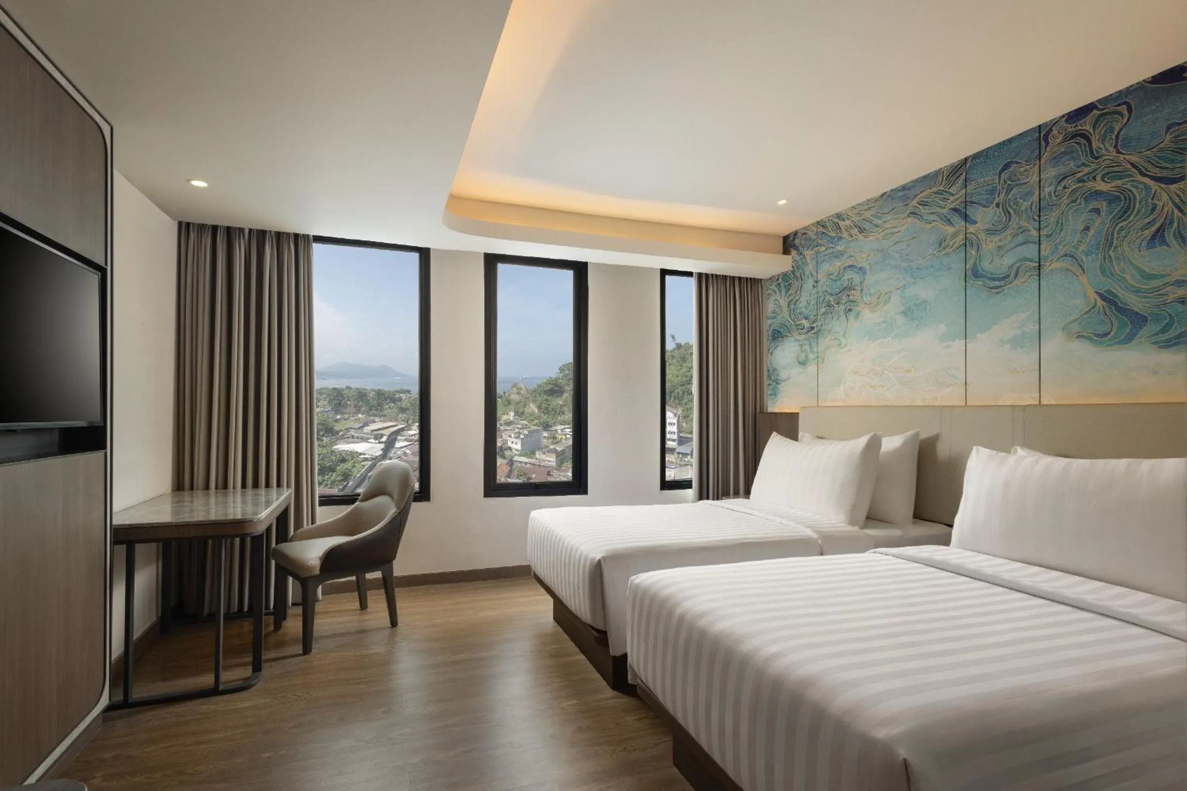 Deluxe Twin Room in Hotel Santika Premiere Lampung