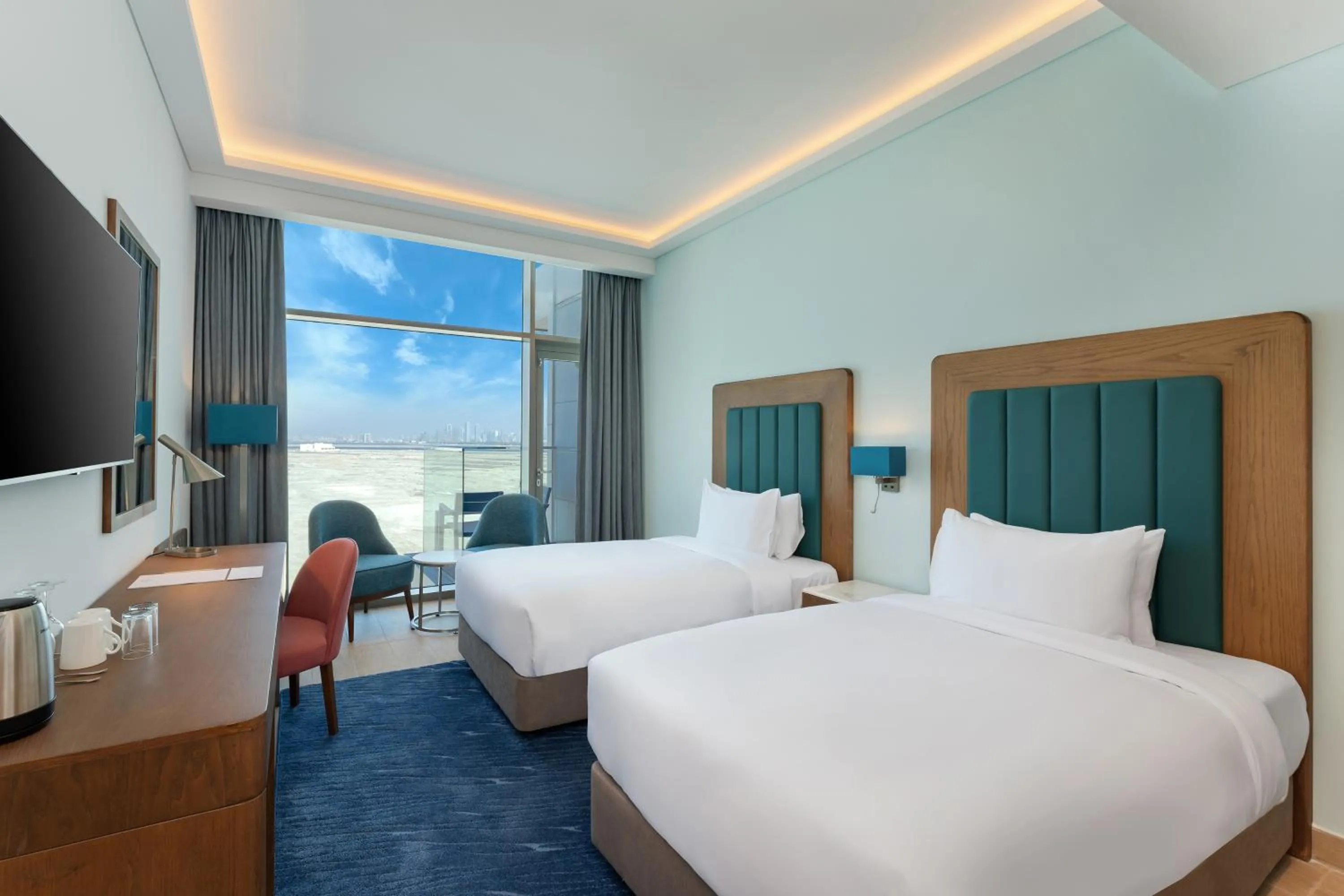 Superior Twin Room with Sea View in Sea Point Hotel Dubai Islands Formerly Park Regis by Prince
