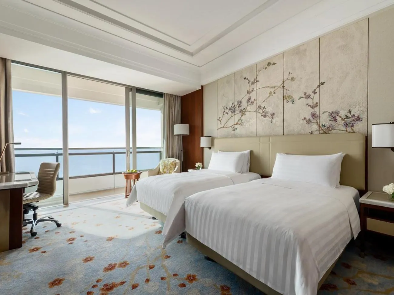 Horizon Twin Room with Balcony and Sea View in Shangri-La Qinhuangdao