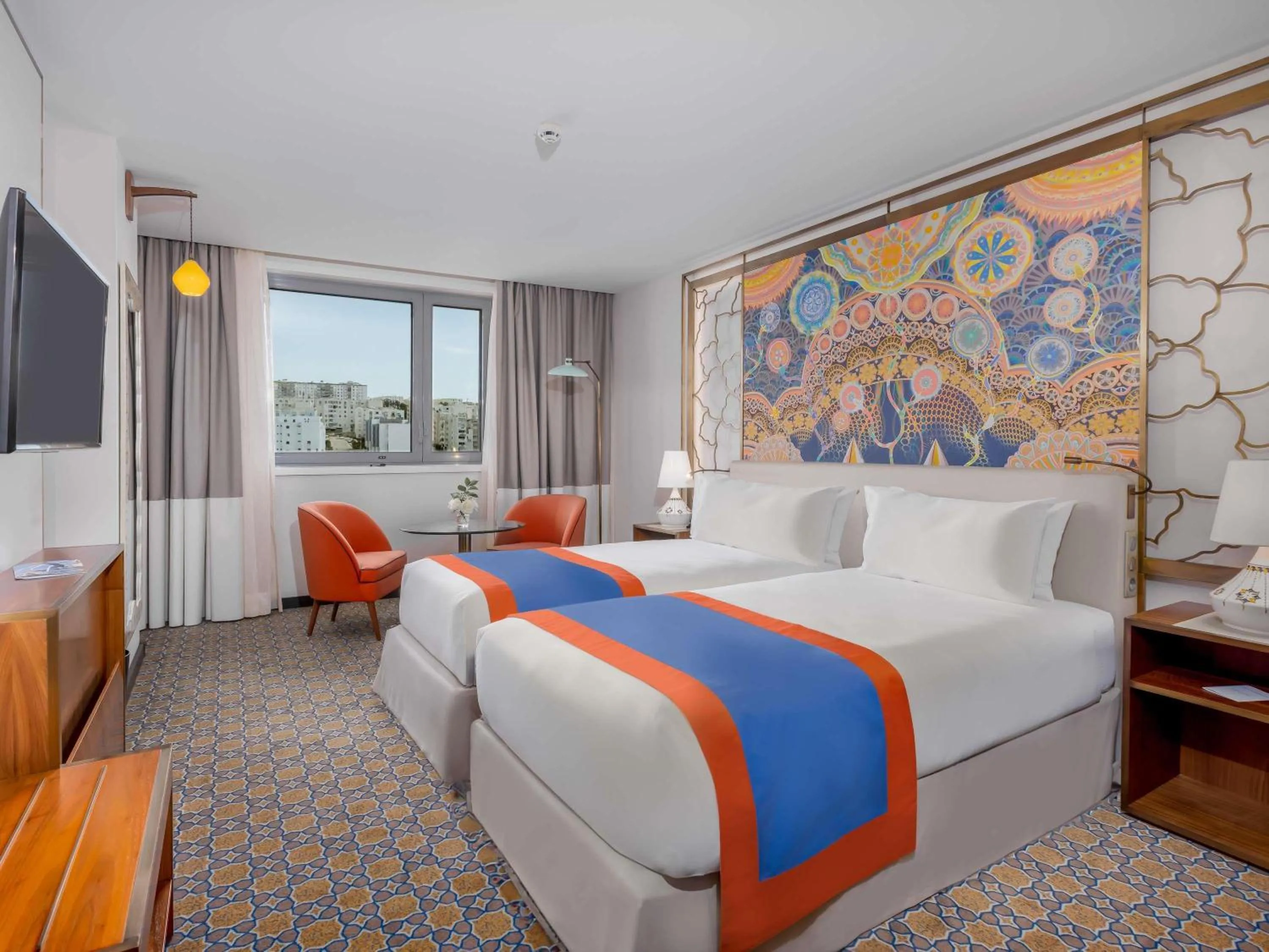 Classic Twin Room - City Side in Mercure Alger Palais Des Congres