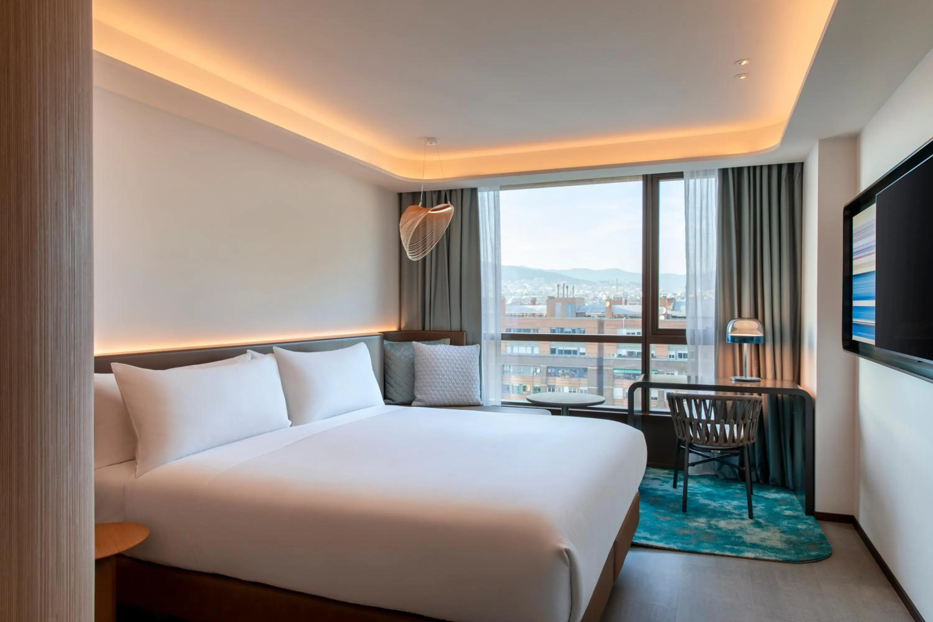 King Room with City View in Labtwentytwo Barcelona, a Tribute Portfolio Hotel by Marriott