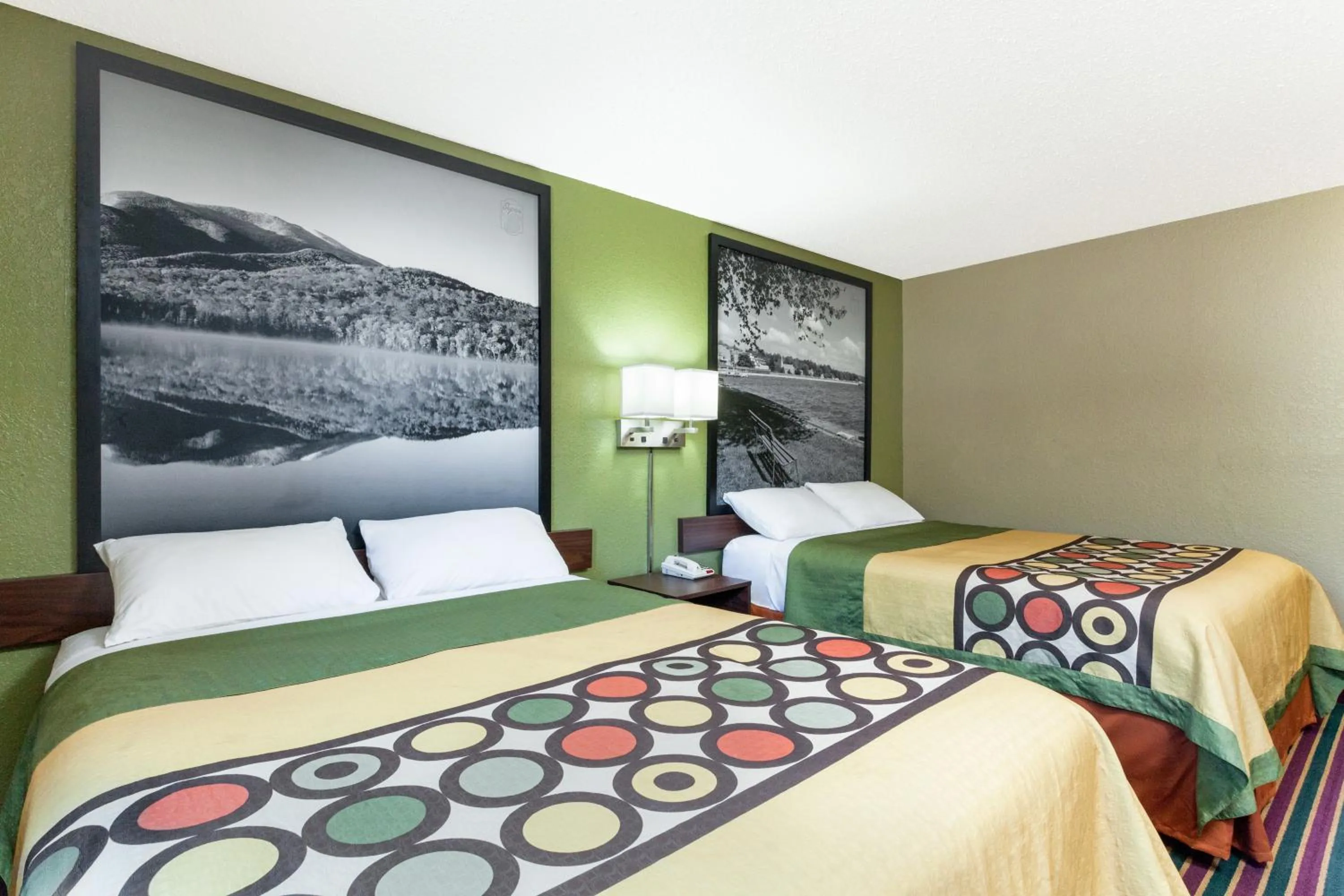 Double Room with Two Double Beds - Non-Smoking in Super 8 by Wyndham Bath Hammondsport Area