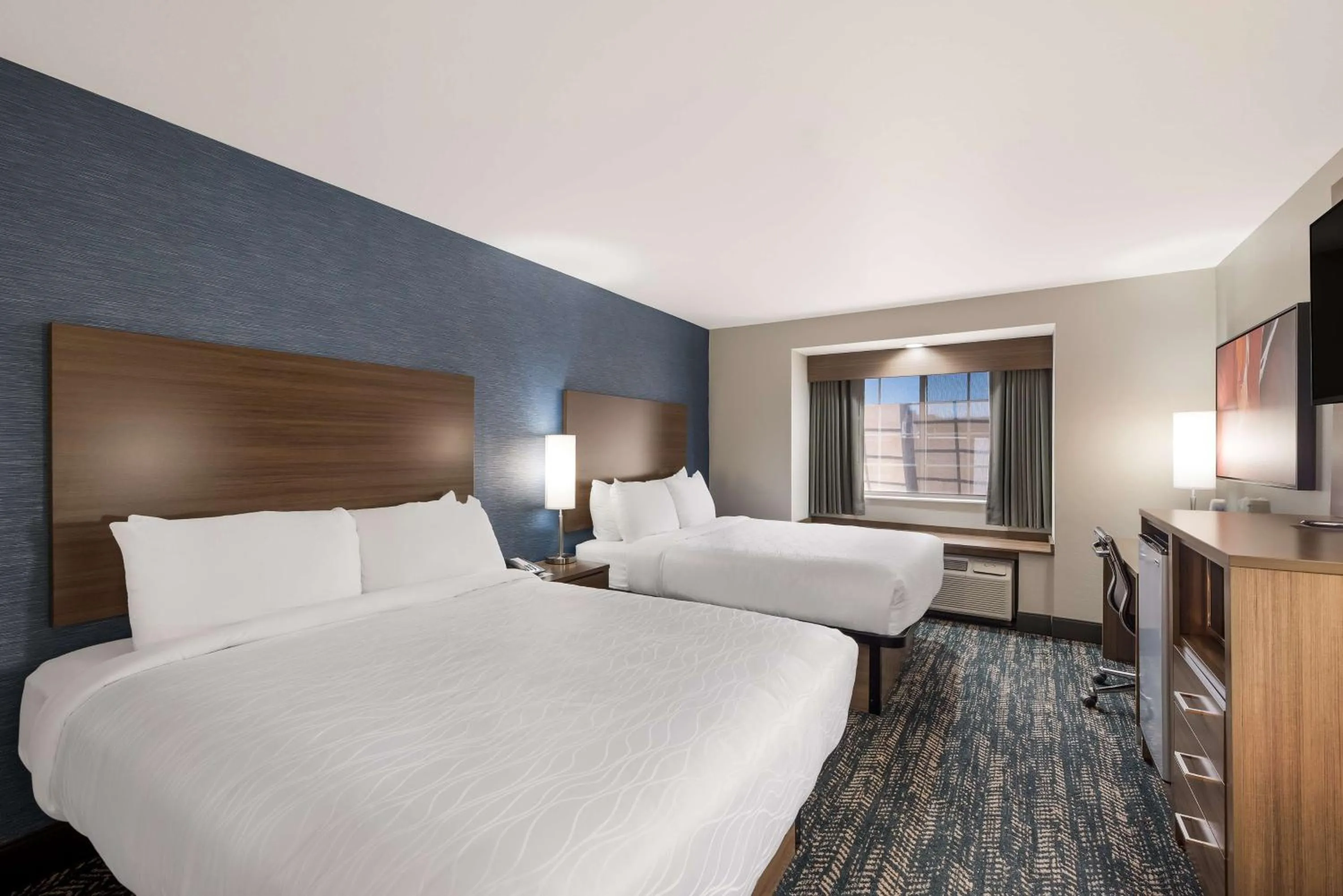 Queen Room with Two Queen Beds and Walk-In Shower - Disability Access/Non-Smoking in Best Western Bellemont Shadow Mountain Inn