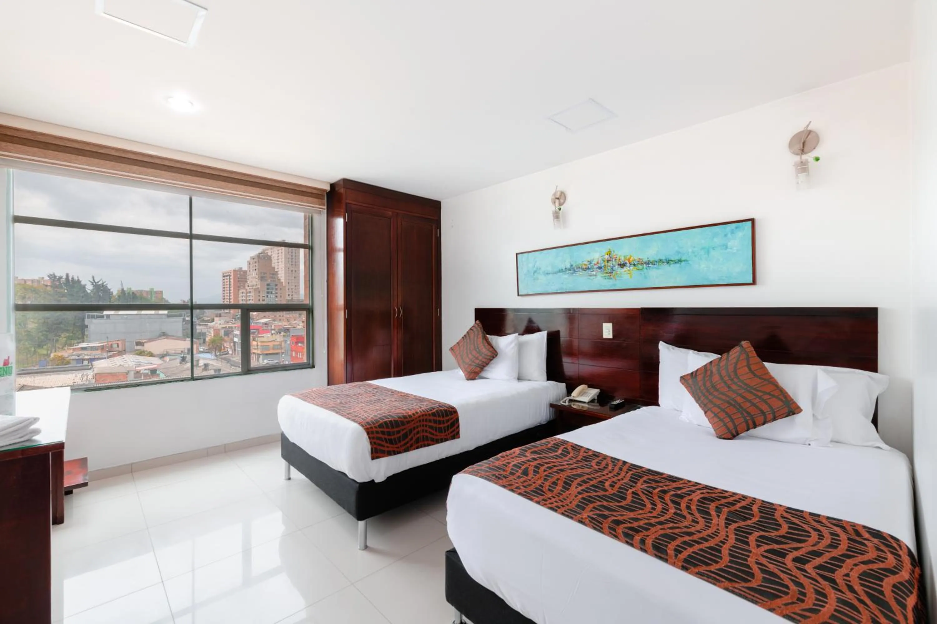 Twin Room in Hotel Parque 63