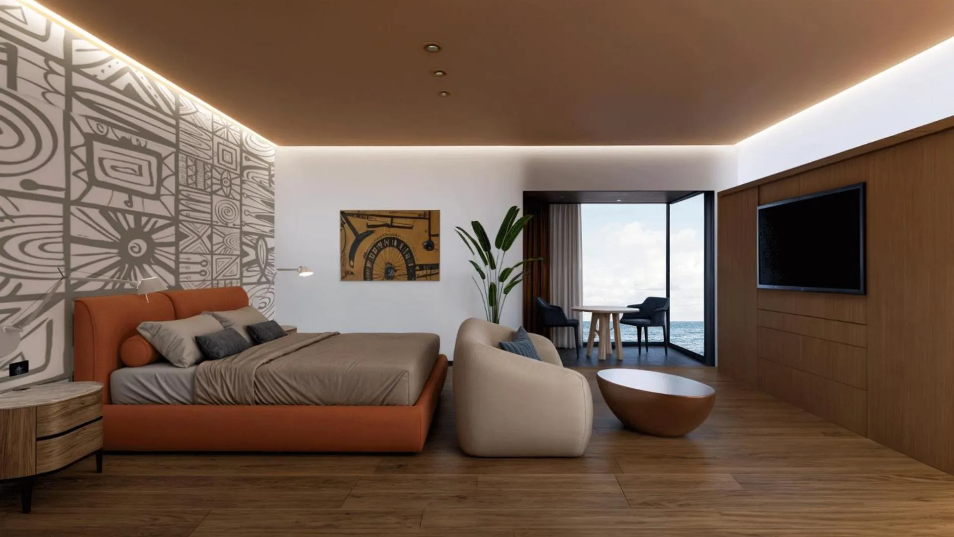 King Room with Sea View in The Grand Hotel