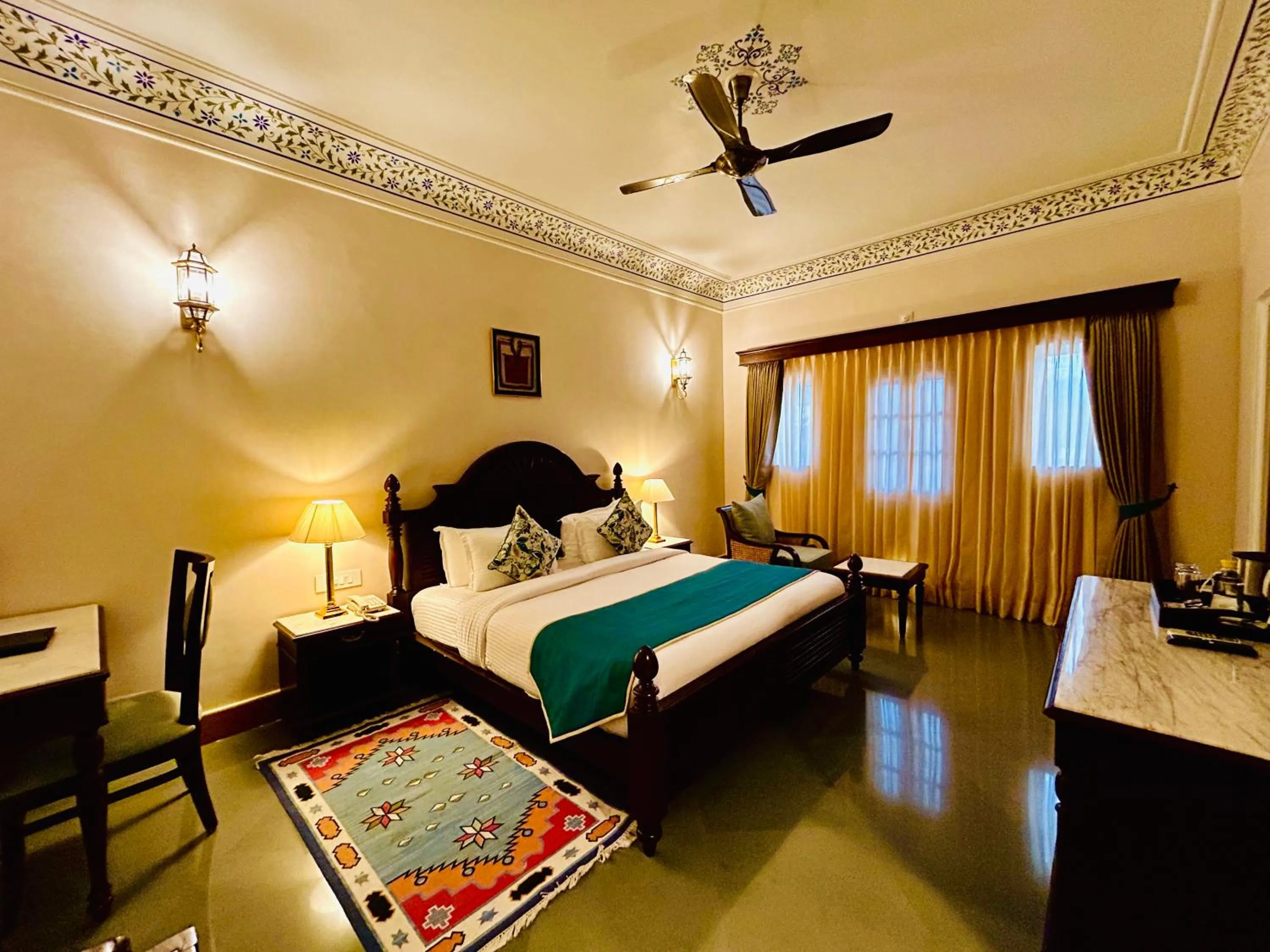 Deluxe Double Room with Balcony in THE TRISHALA VILAS (A LUXURY BOUTIQUE HOTEL & SPA)