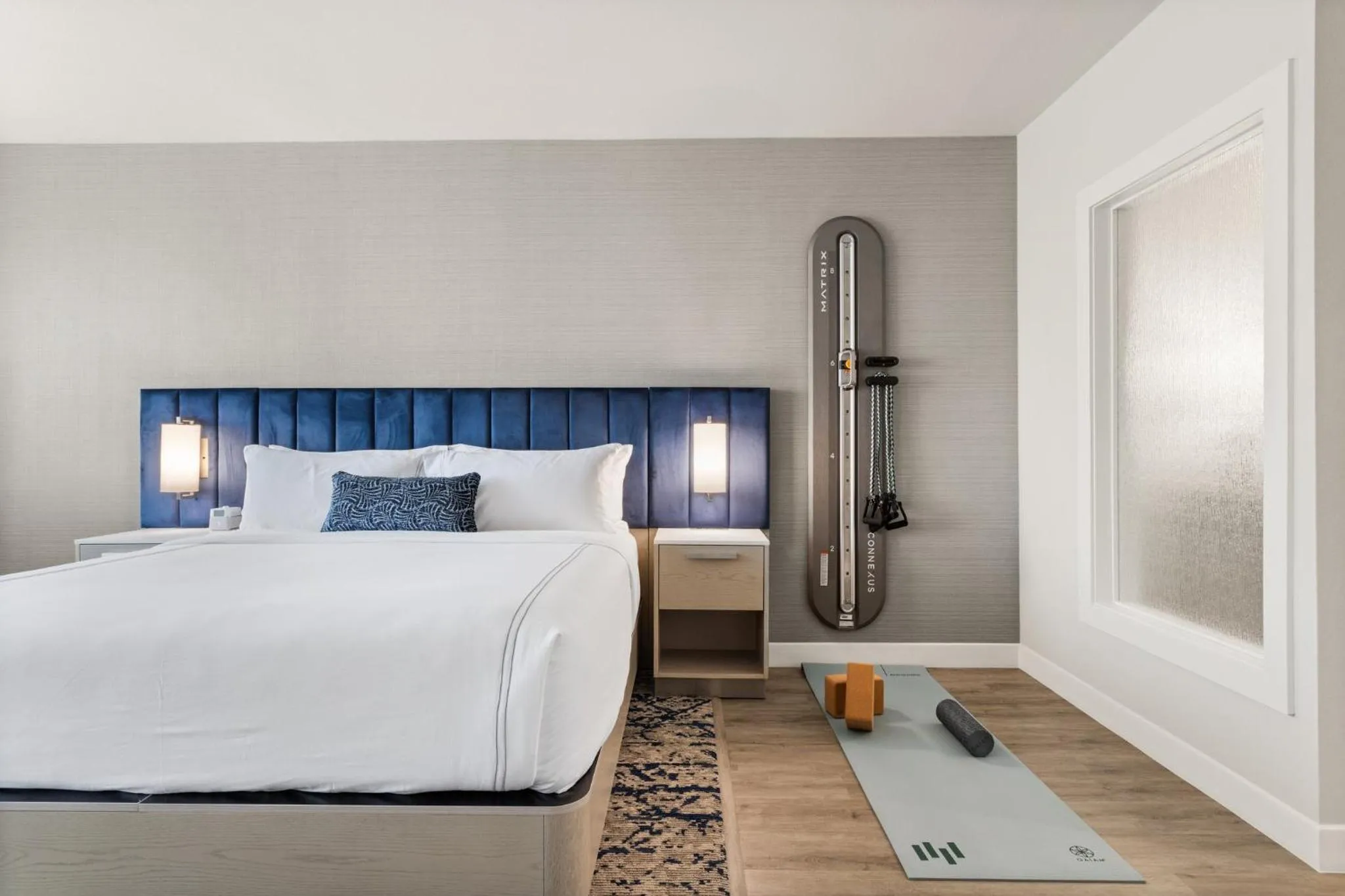 Premium King Room with Transfer Shower - Mobility Accessible in EVEN Hotel Austin Uptown near the Domain by IHG