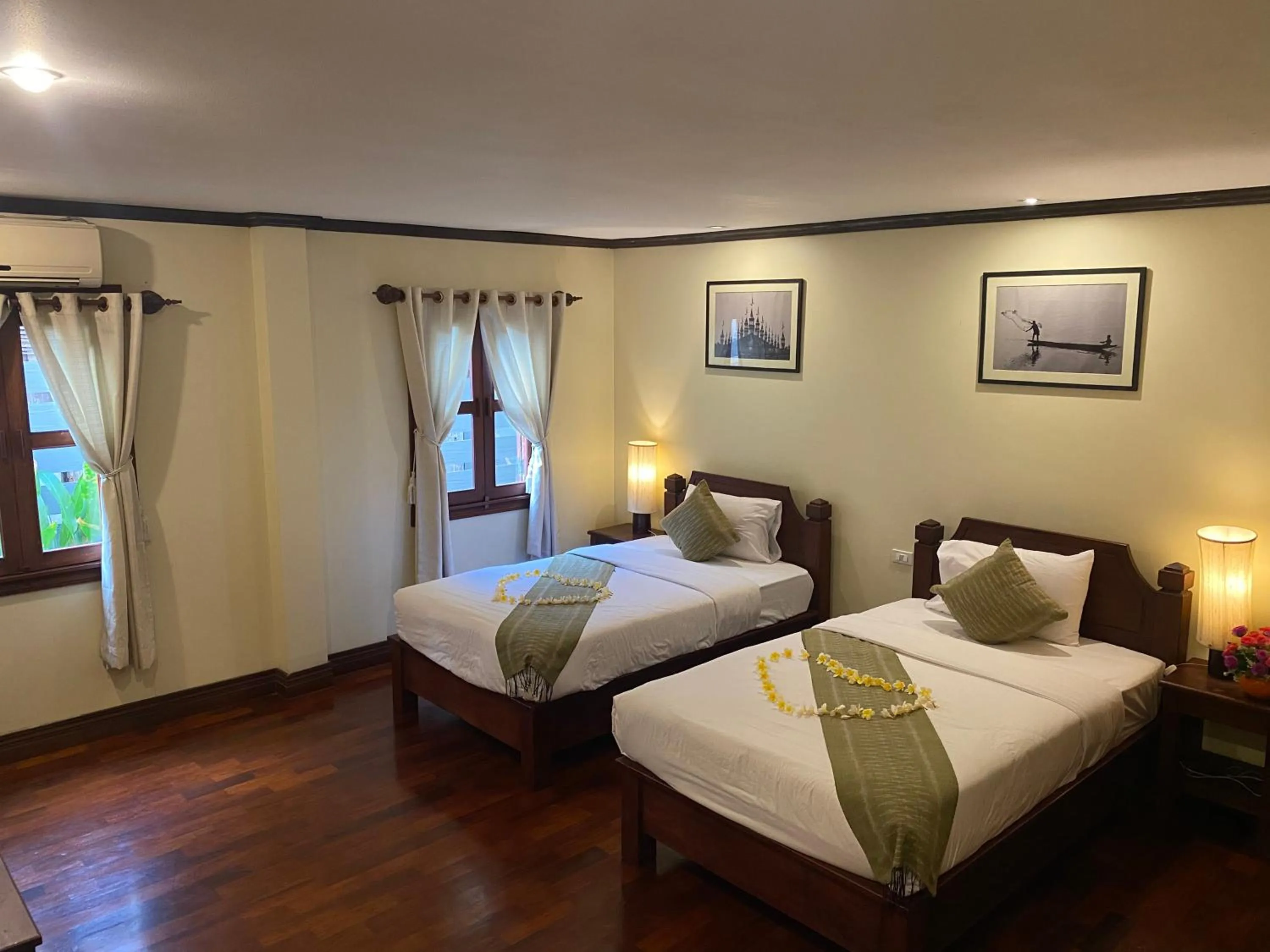 Twin Room with Balcony in Luang Prabang Residence & Travel