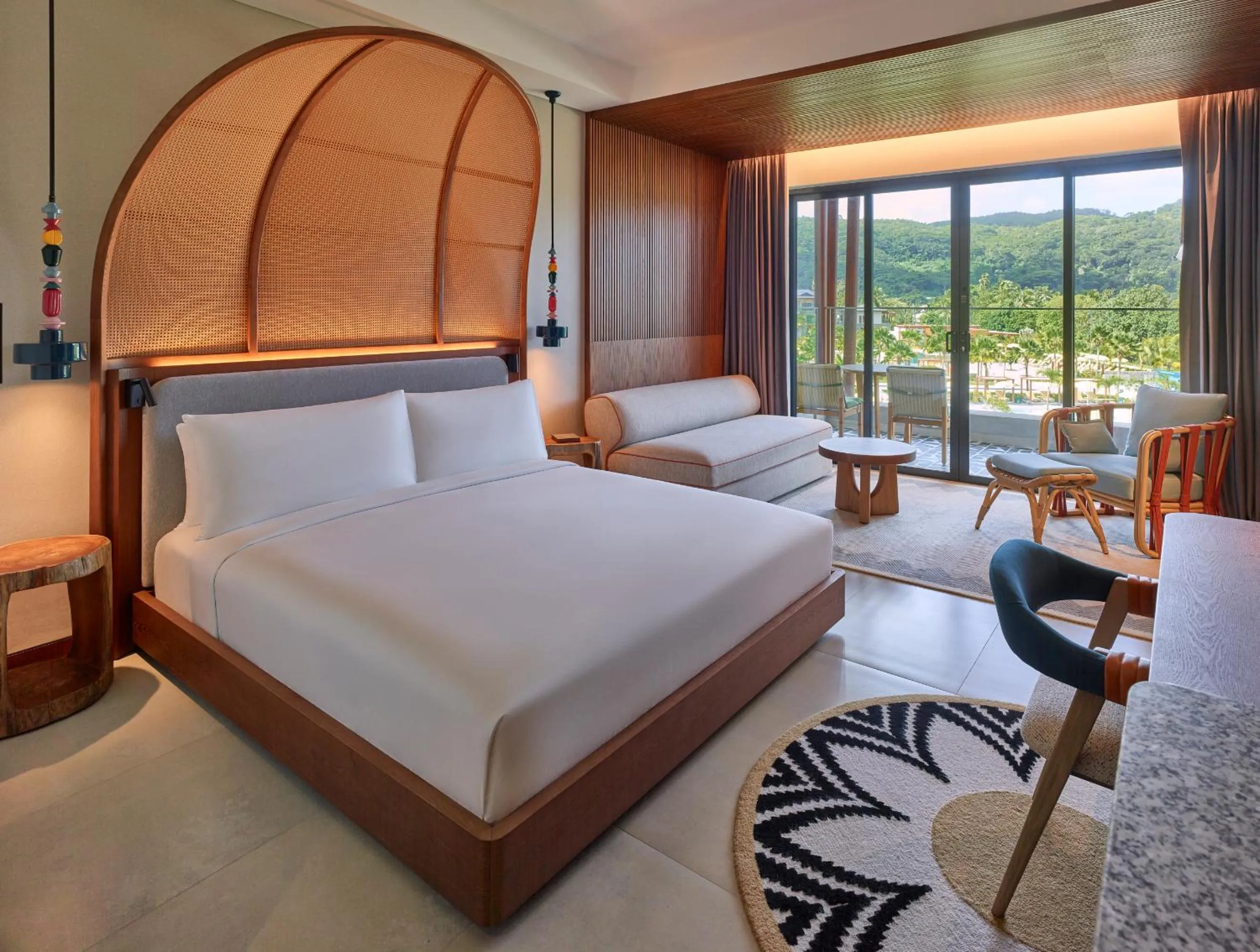 Deluxe King Room with Pool View in Canopy By Hilton Seychelles Resort