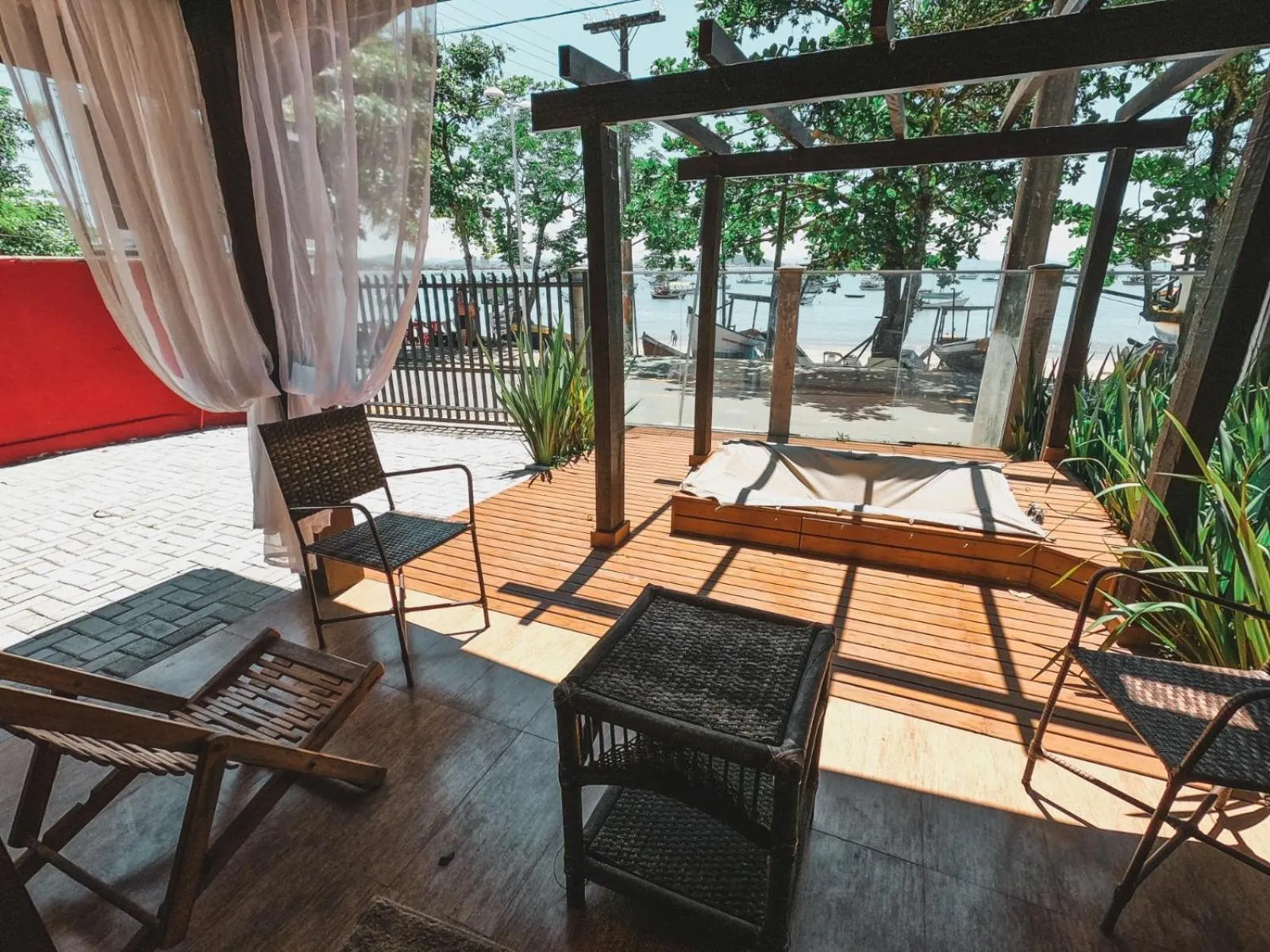 Bungalow with Sea View - single occupancy in Hotel Pé na Areia