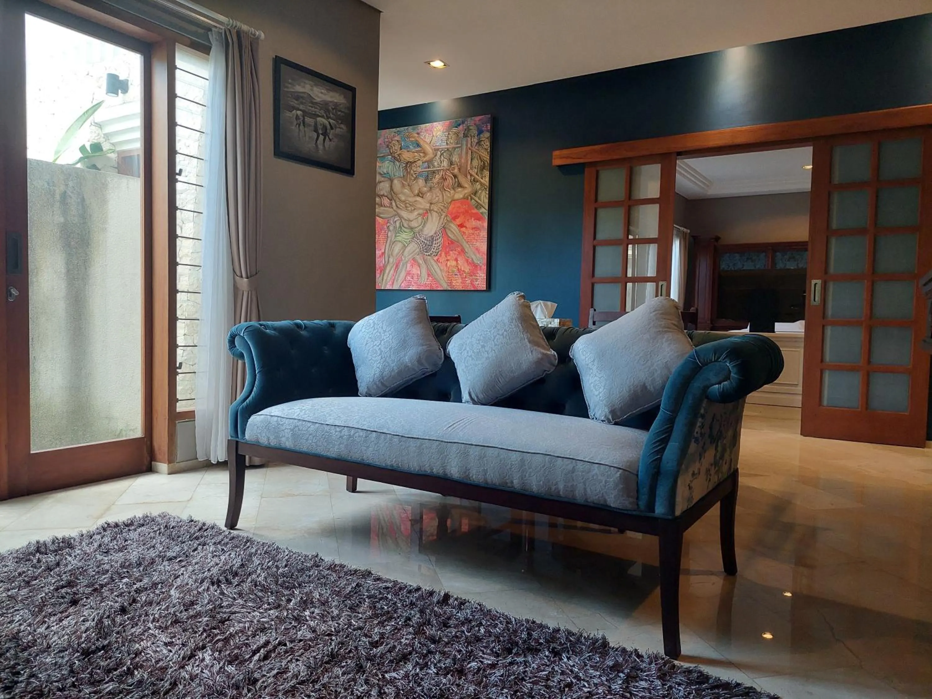 Deluxe Double Room with Bath in Omatha Village