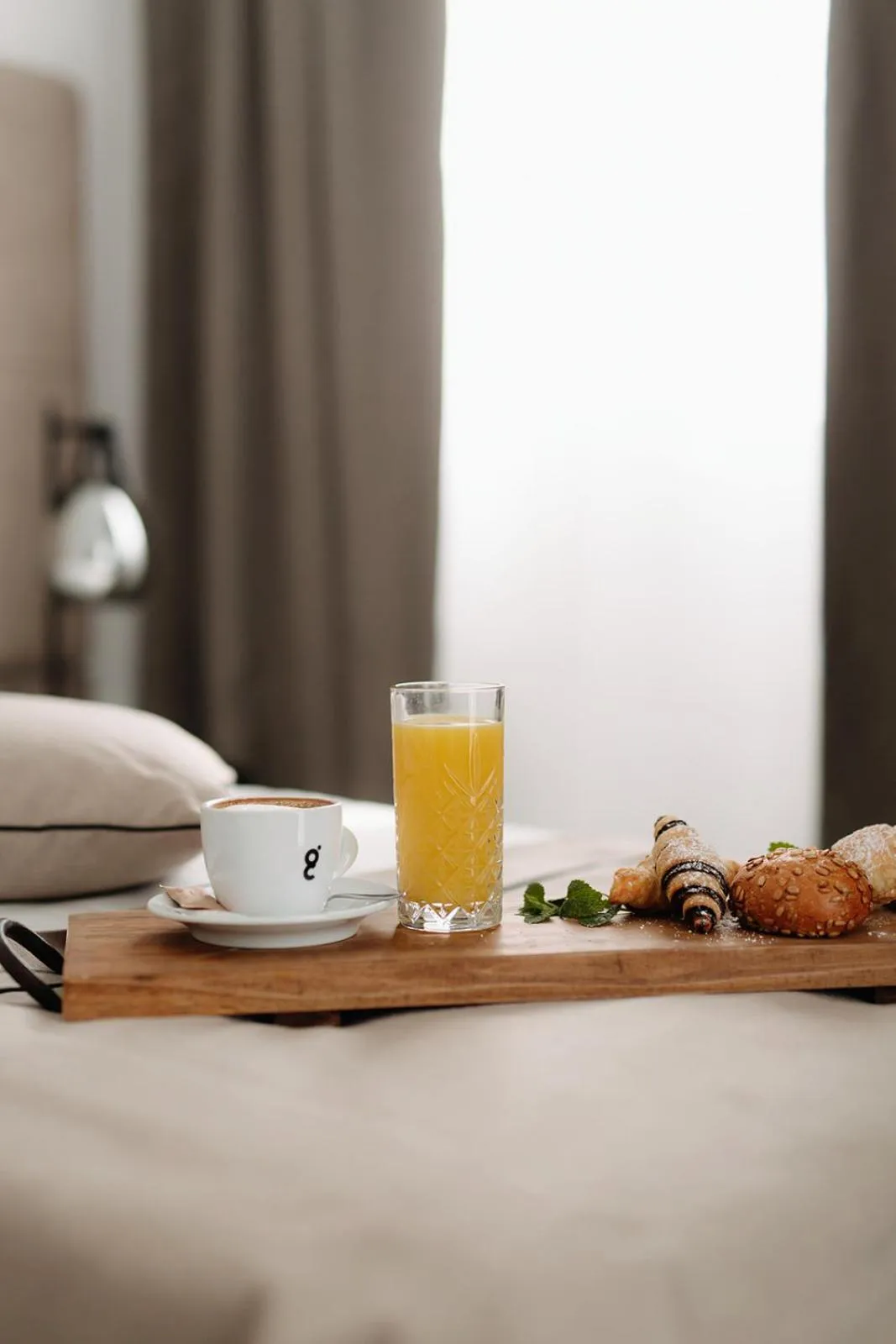 Superior Twin Room with Sea View in Hotel Fanat