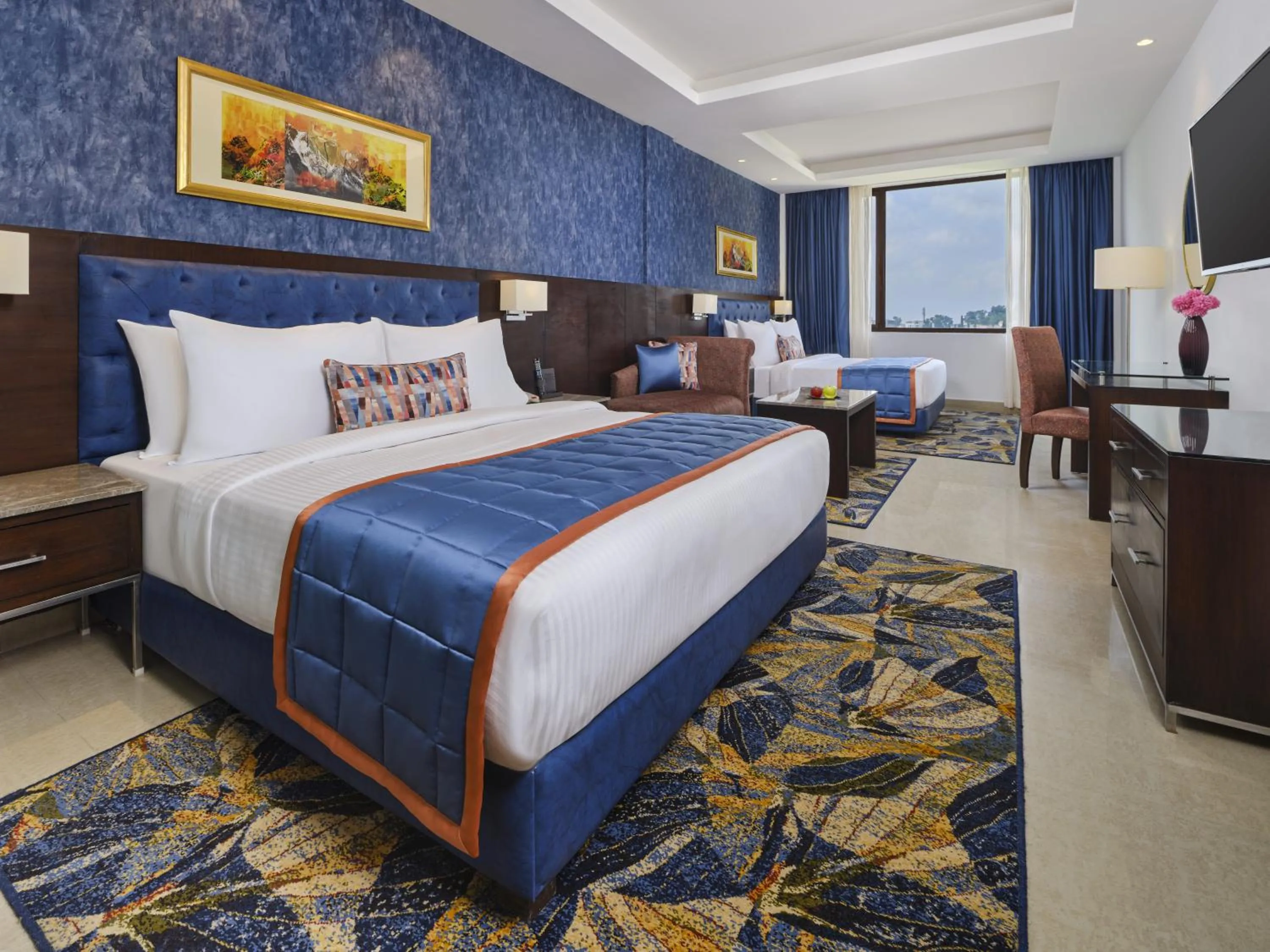Family Room with Complimentary taxi stand transfer to Banganga/ Helipad , 15% off on Spa ( 30 min ), 15% off on F&B, 20% off on laundry per room per stay in Fortune Park, Katra - Member ITC Hotels' Group