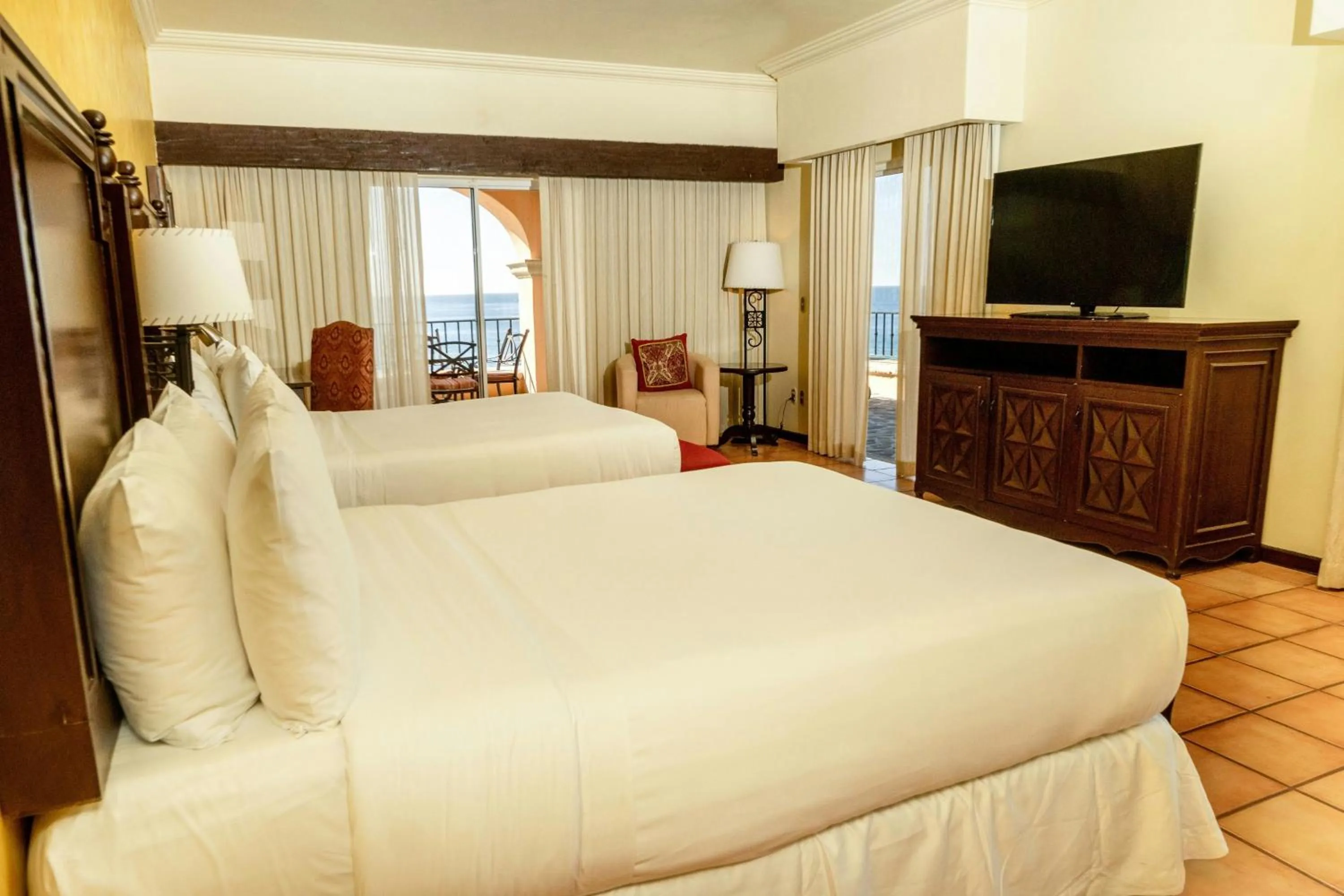 Oceanfront Queen Room with Two Queen Beds and Balcony - Baja in Hacienda del Mar Los Cabos, an Autograph Collection All-Inclusive Resort