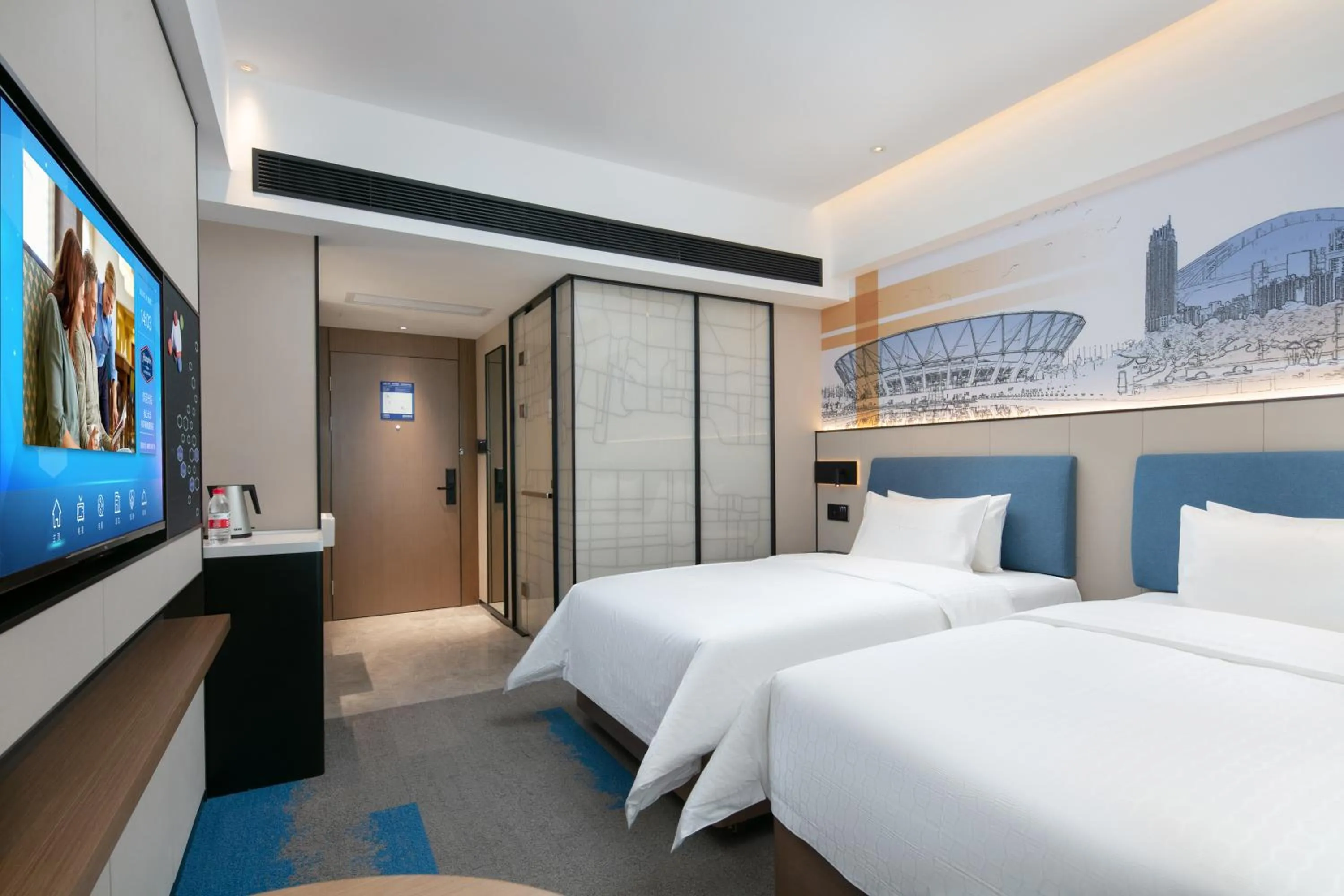 Comfort Twin Room in Hampton by Hilton Foshan Dali