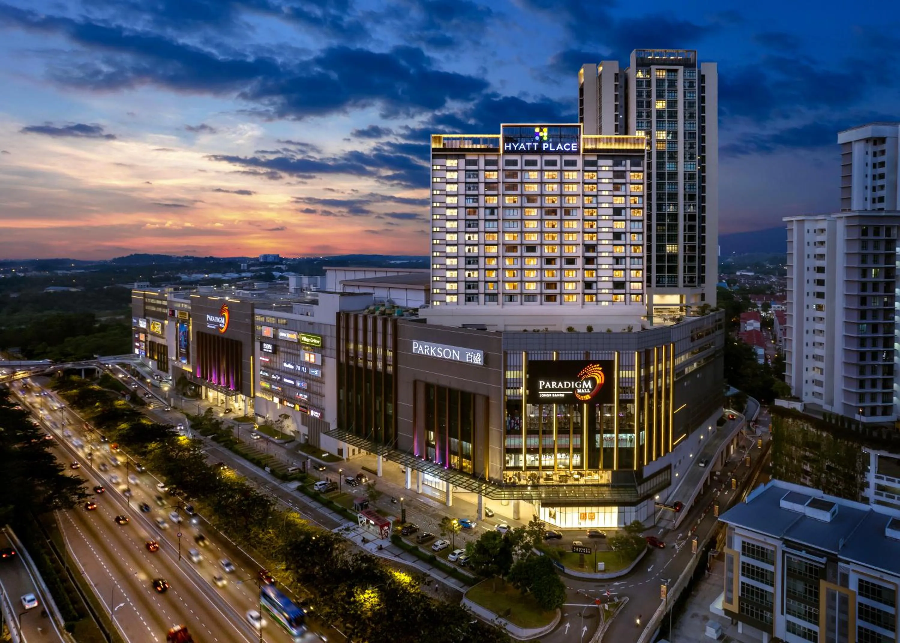 King Room with City View in Hyatt Place Johor Bahru Paradigm Mall