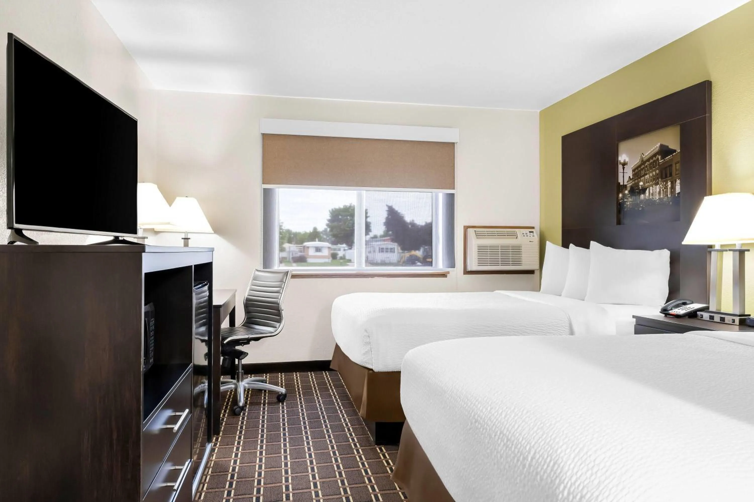 Queen Room with Two Queen Beds - Non-Smoking in Super 8 by Wyndham La Crosse