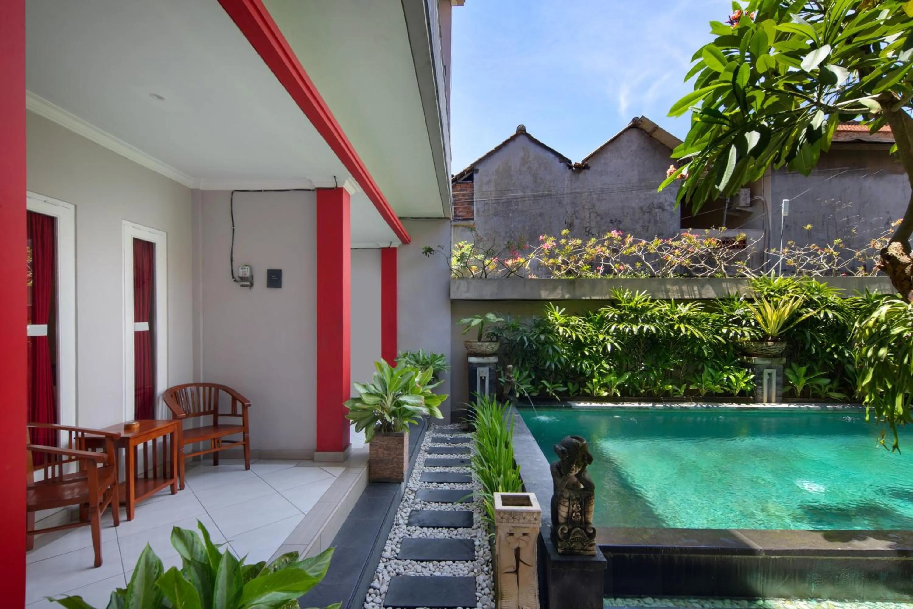 Deluxe Double or Twin Room in Angkul Angkul Beach Inn Kuta by Kamara