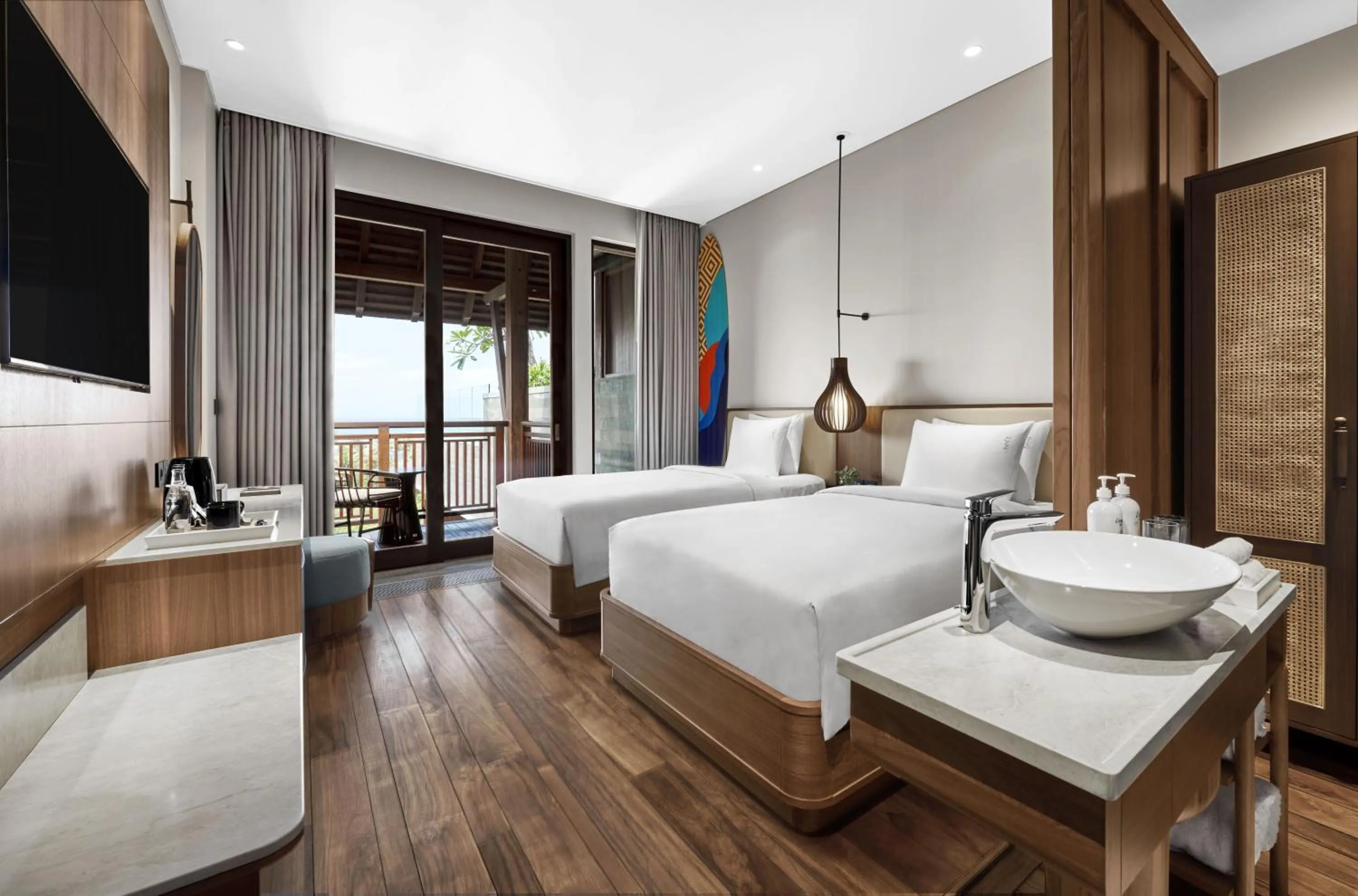 Premium Twin Room with Ocean View and Balcony  in Holiday Inn Resort Bali Canggu by IHG
